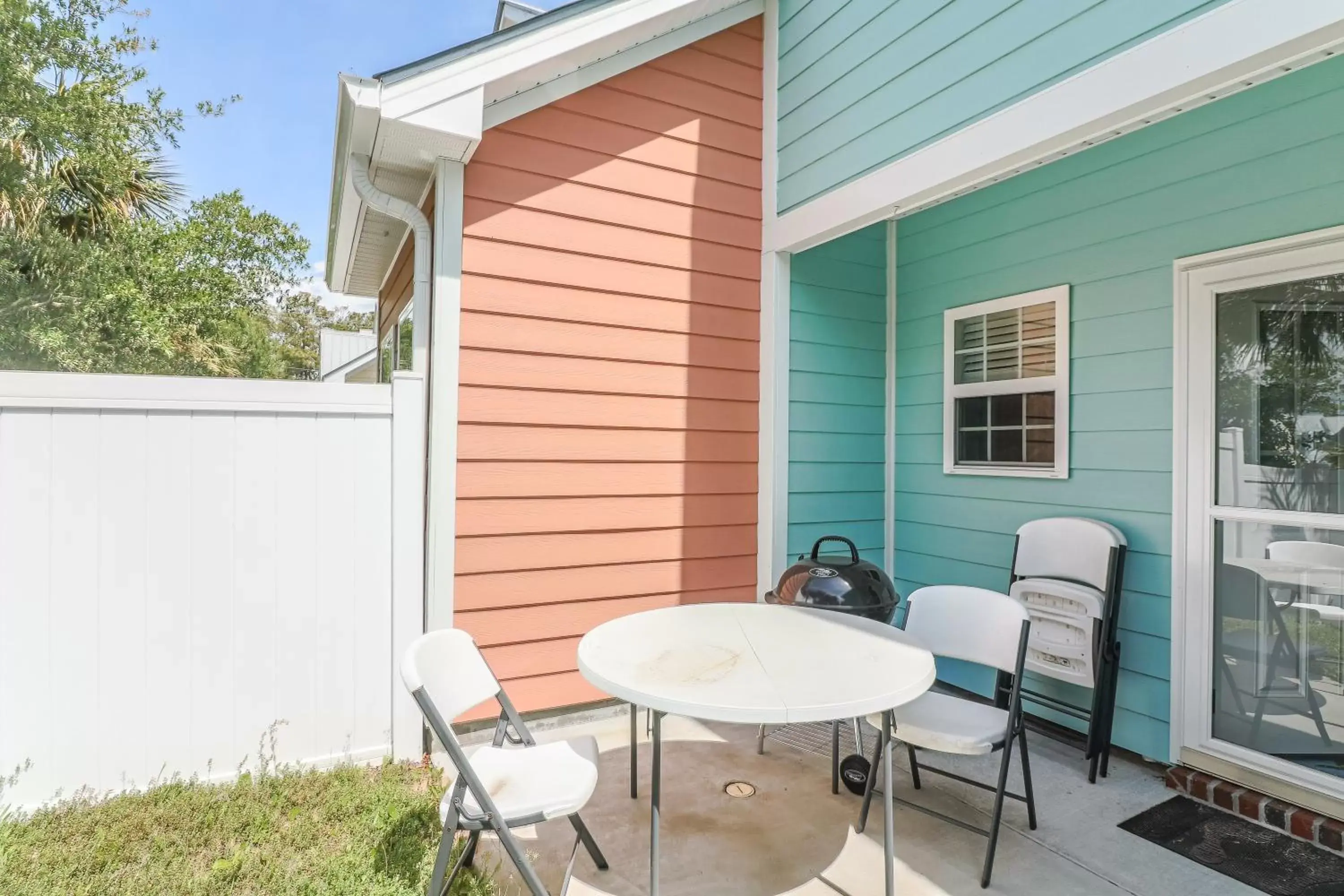 Patio in Beach Vacation Condos South