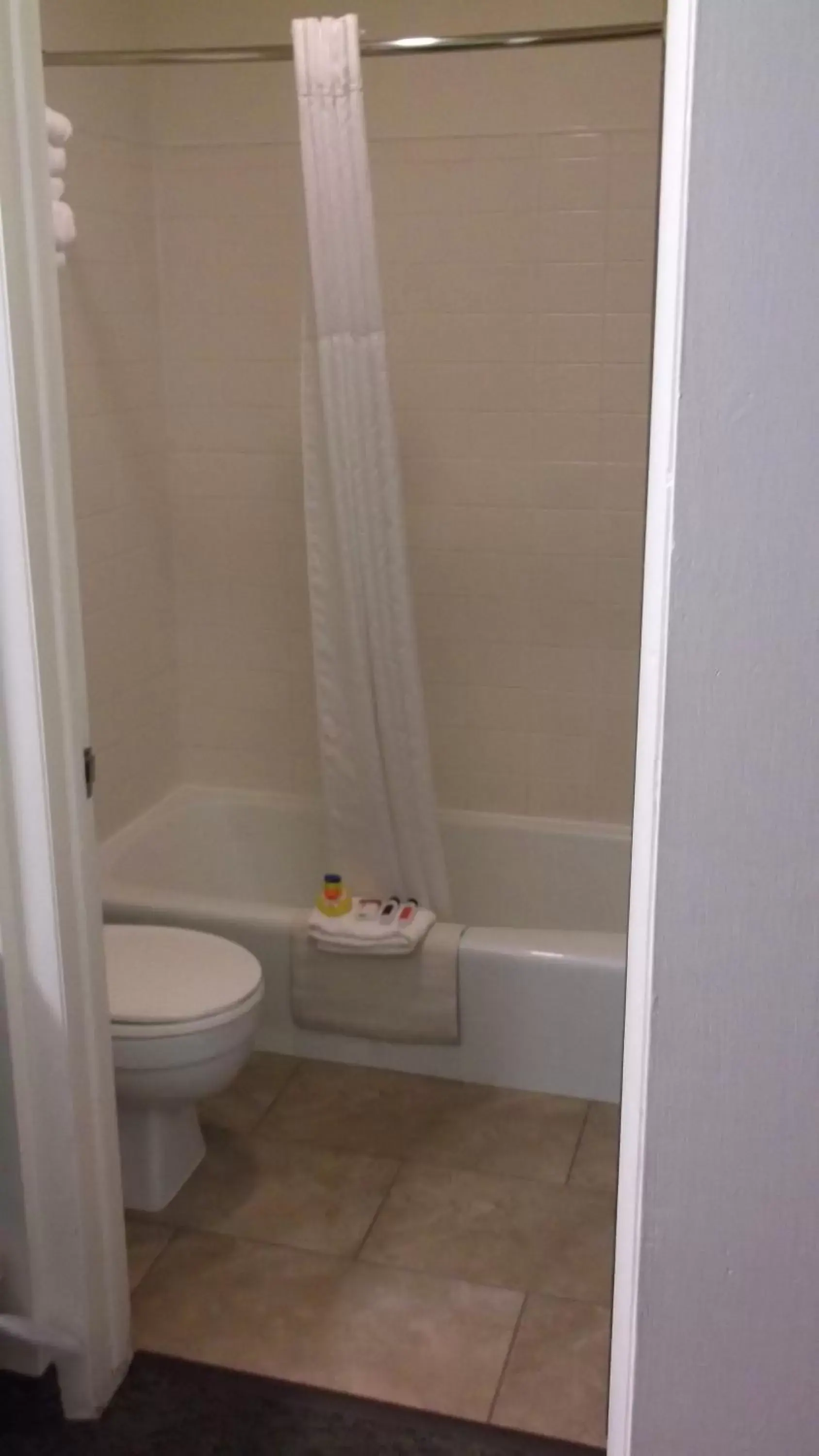 Bathroom in Super 8 by Wyndham Salina/Scenic Hills Area