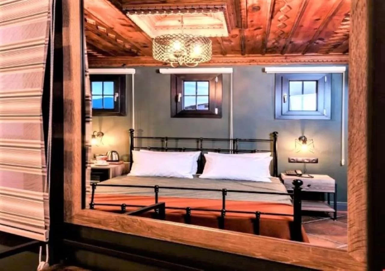 Bed in Sunset Hotel Marmaris