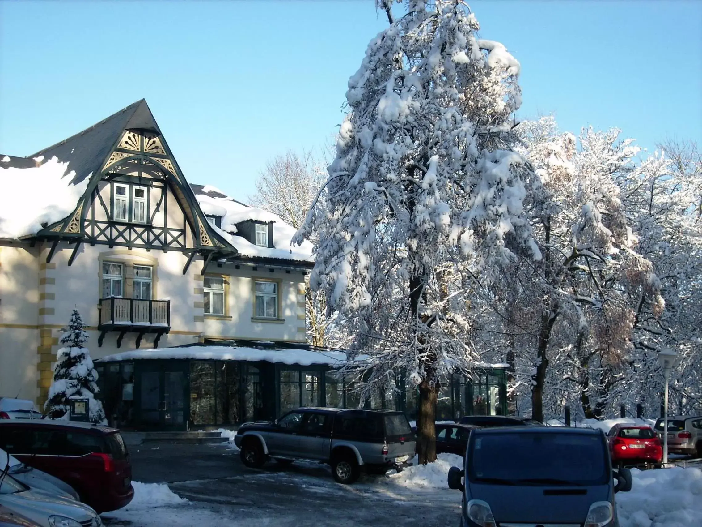 Area and facilities, Winter in Parkhotel Waldschlösschen