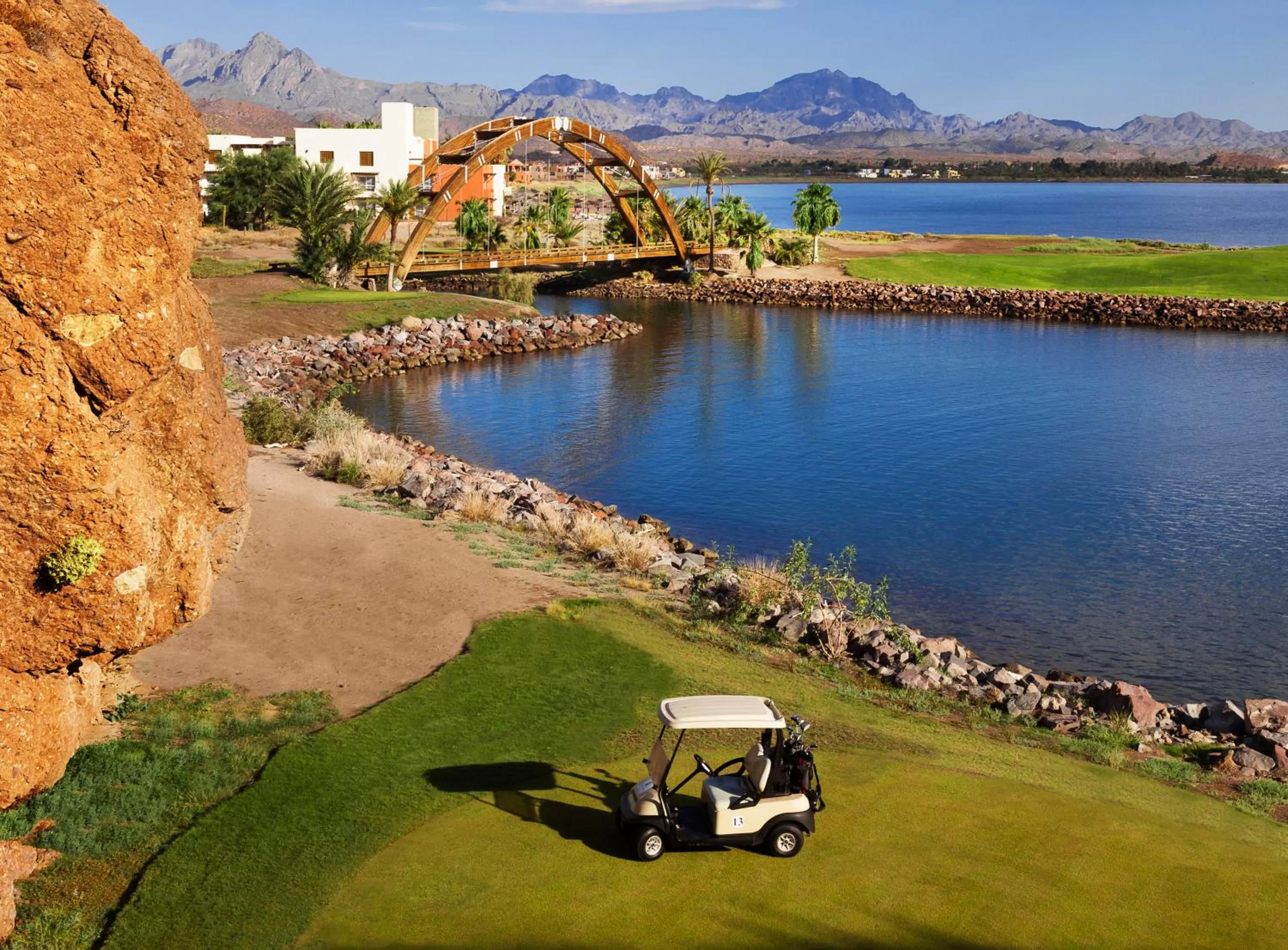 Golfcourse in Loreto Bay Golf & Sea at Baja