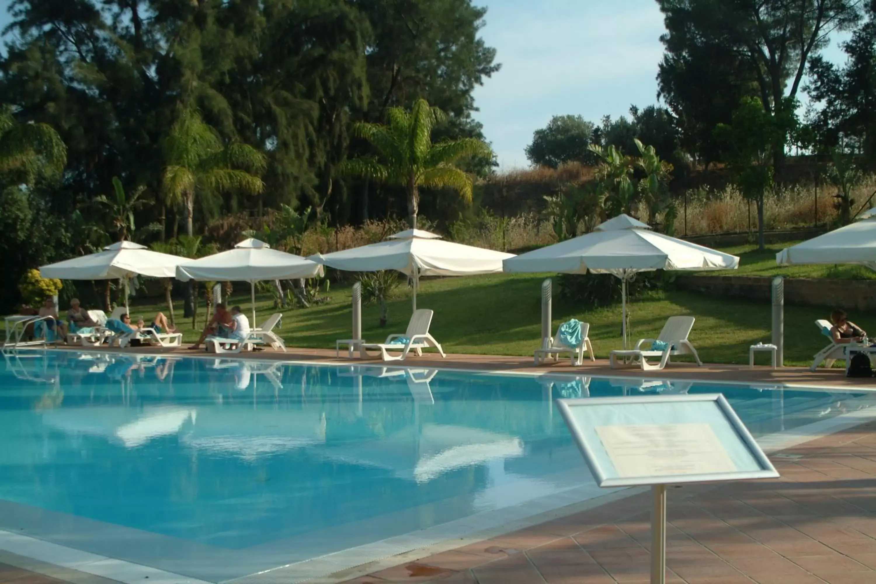 Balcony/Terrace, Swimming Pool in Hotel Della Valle