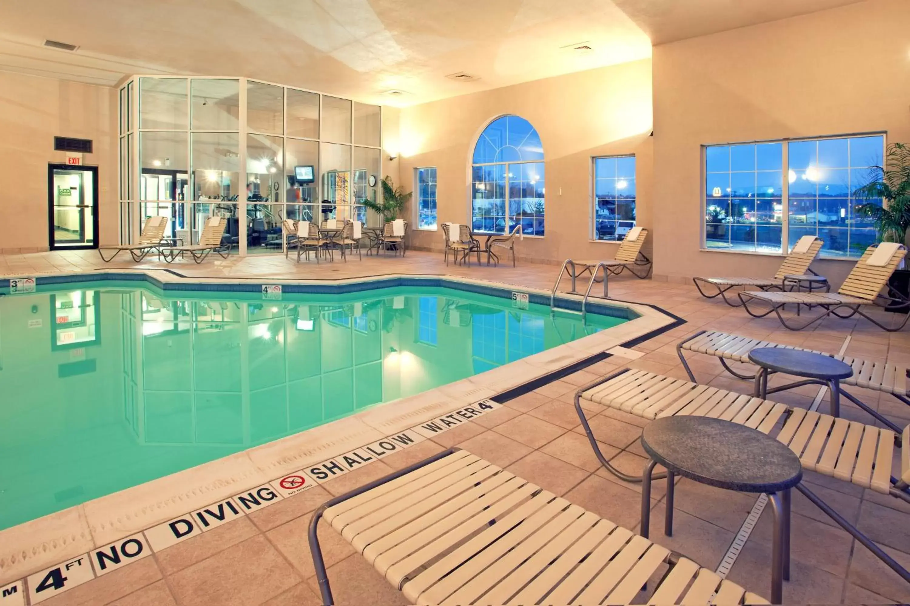 Swimming Pool in Holiday Inn Express Pittsburgh-Bridgeville, an IHG Hotel