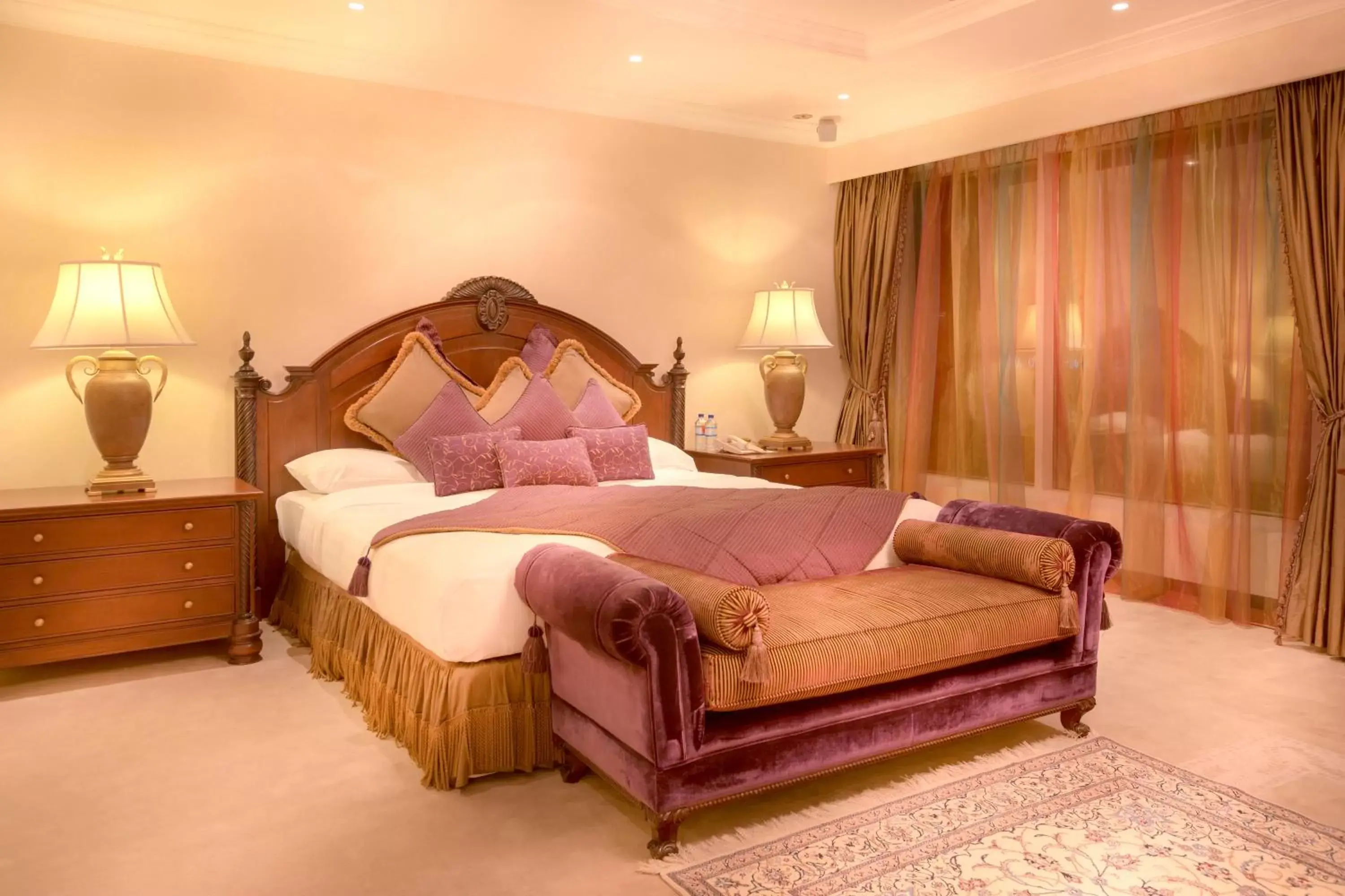 Bed in Corniche Hotel Abu Dhabi