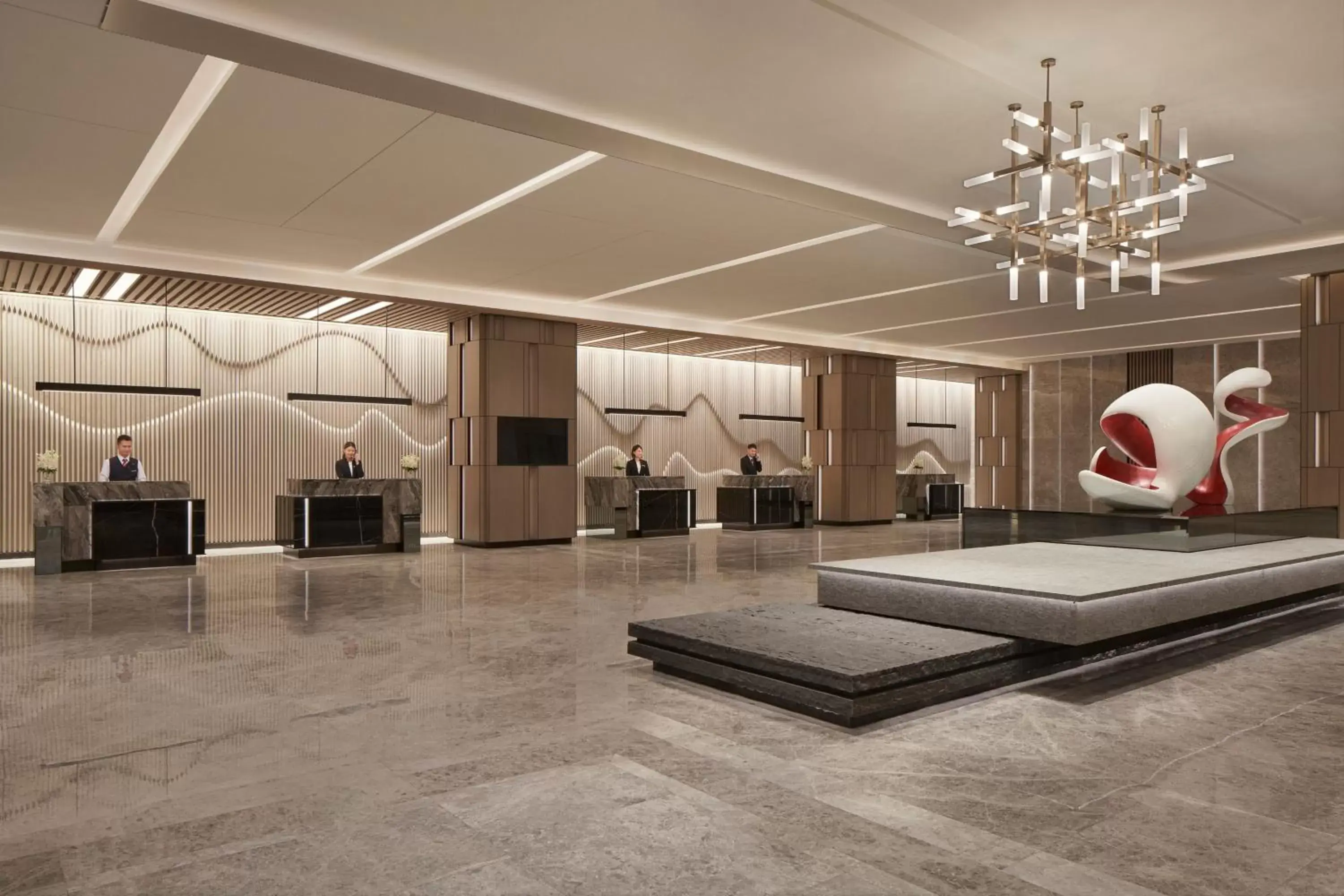 Lobby or reception in Foshan Marriott Hotel