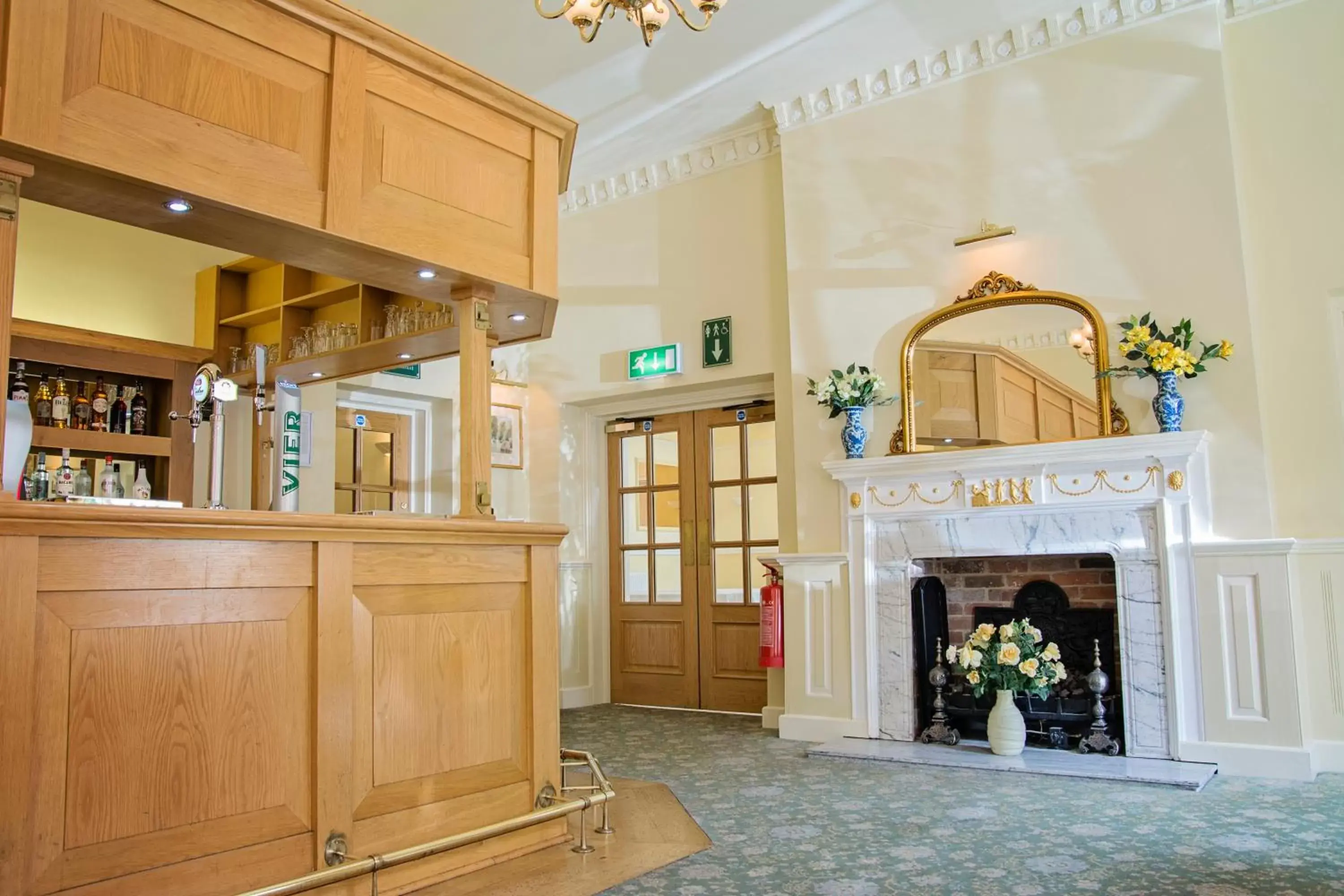 Decorative detail, Lobby/Reception in Waveney House Hotel