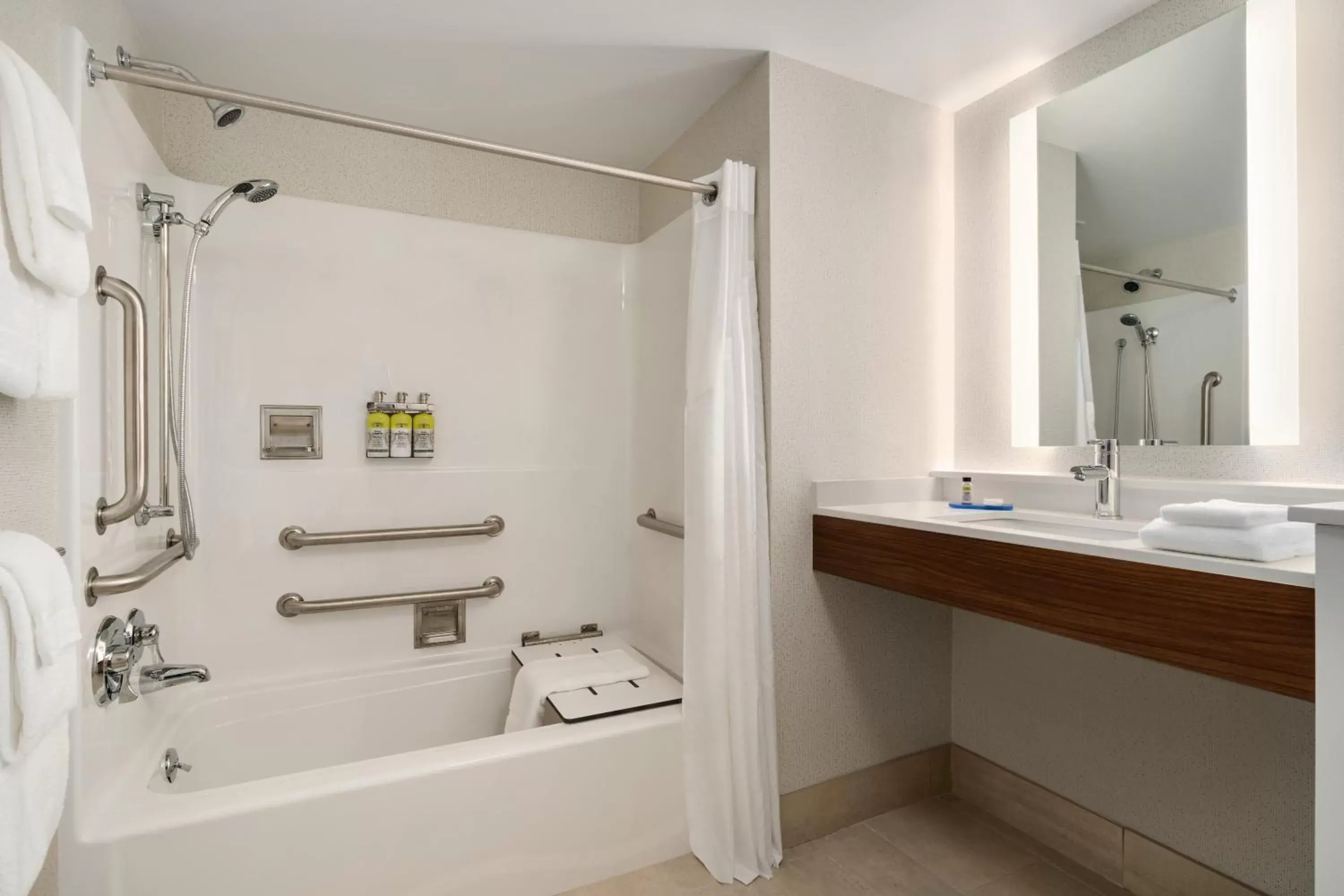 Shower, Bathroom in Holiday Inn Express - Plattsburgh, an IHG Hotel
