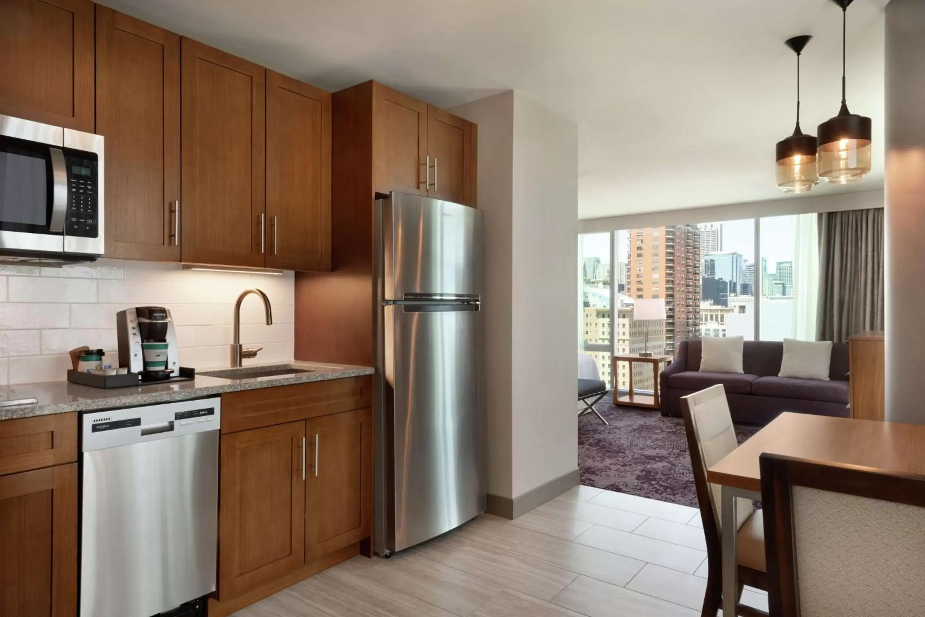 Kitchen or kitchenette, Kitchen/Kitchenette in Homewood Suites By Hilton Chicago Downtown South Loop
