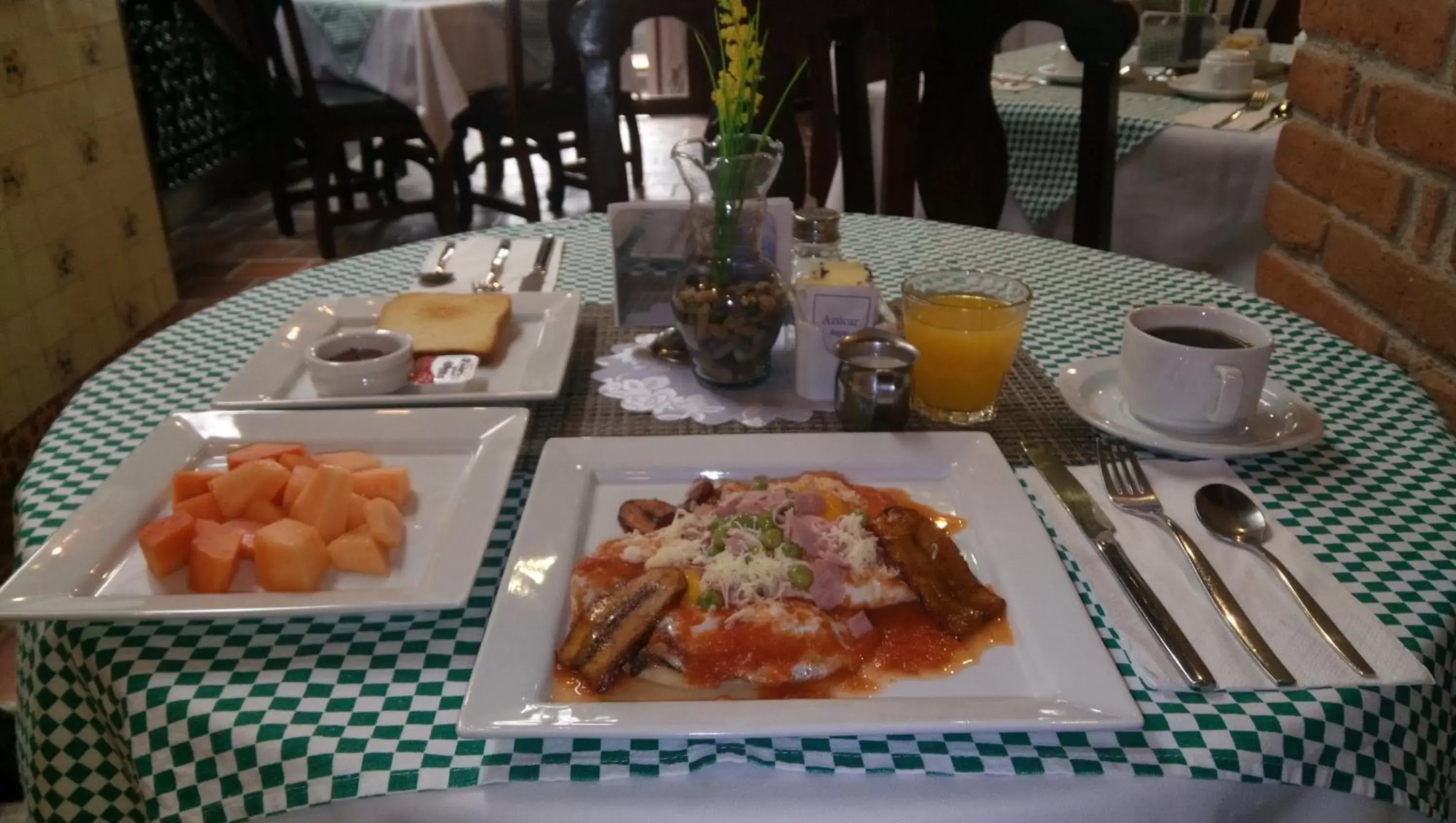 Breakfast in Hotel Grand Maria