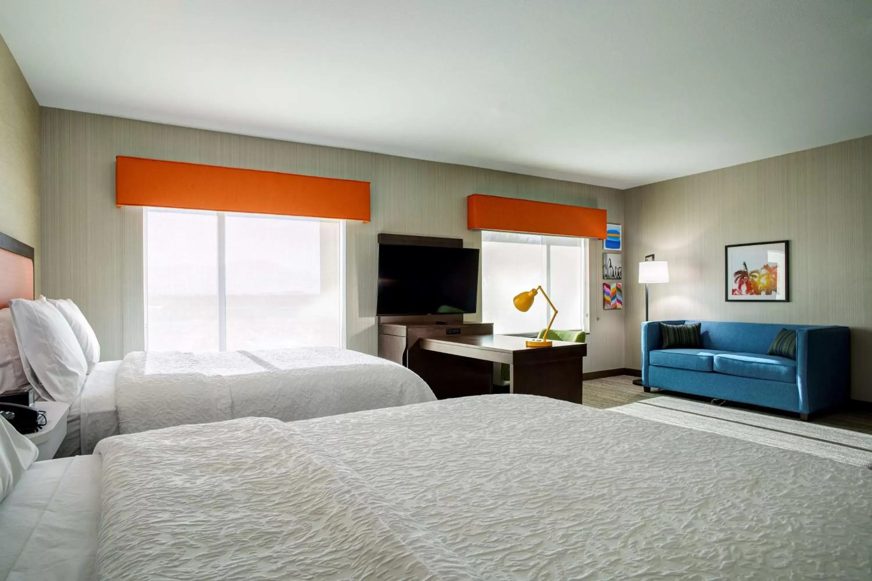 Bedroom, Bed in Hampton Inn & Suites Indio, Ca
