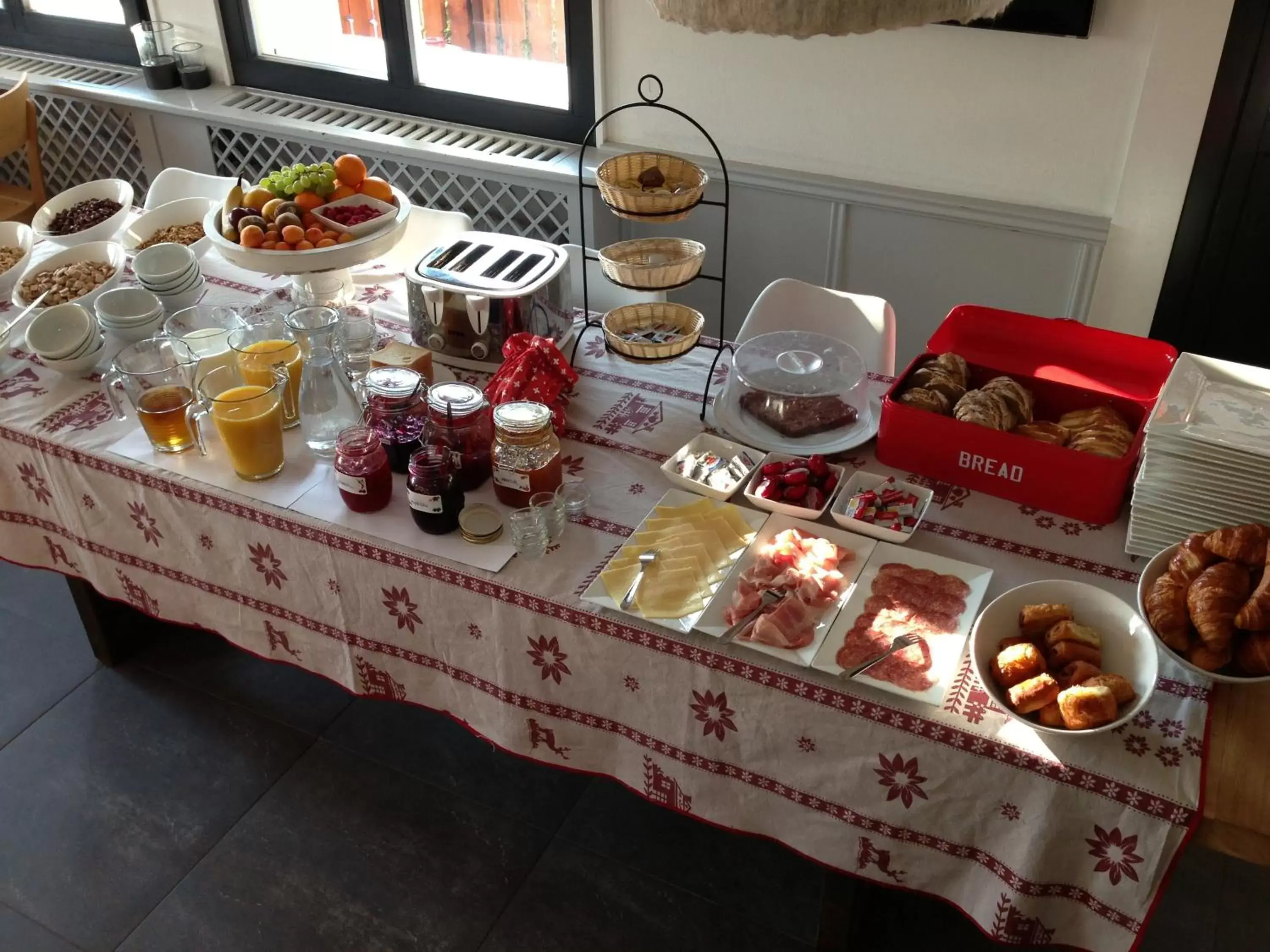 Continental breakfast, Breakfast in Hotel Les Etagnes