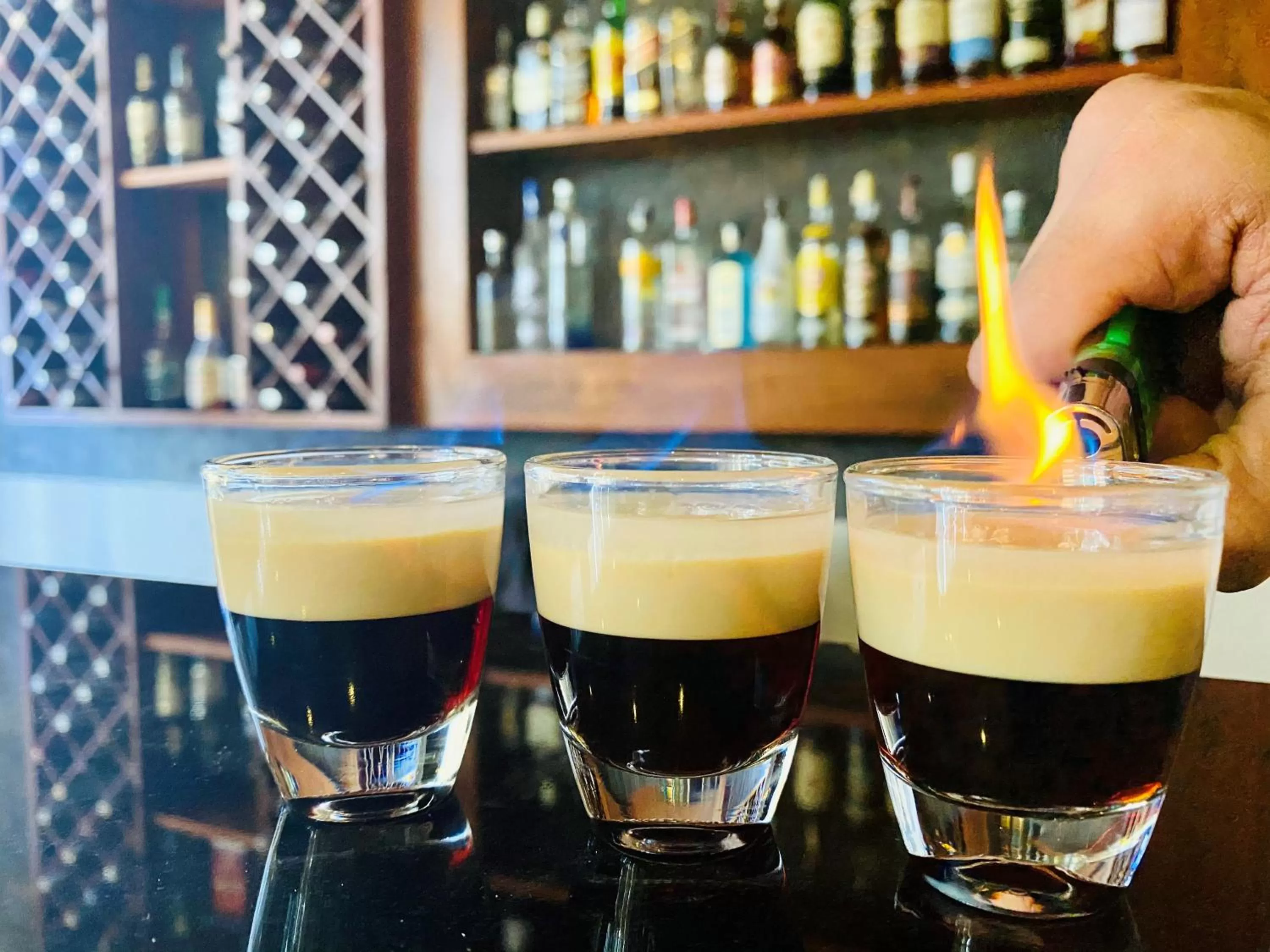 Alcoholic drinks in CBD Hotel