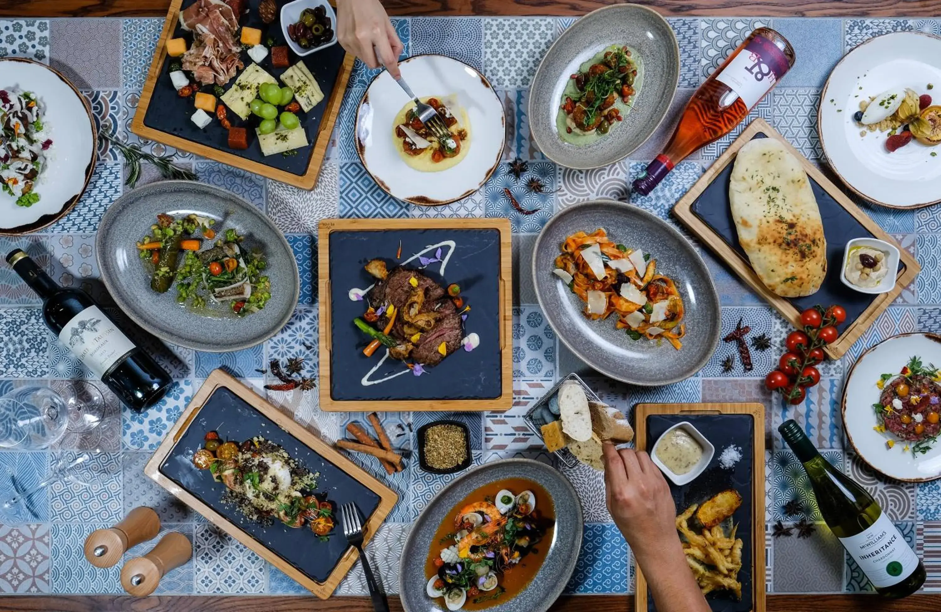 Food close-up in Novotel Singapore On Stevens