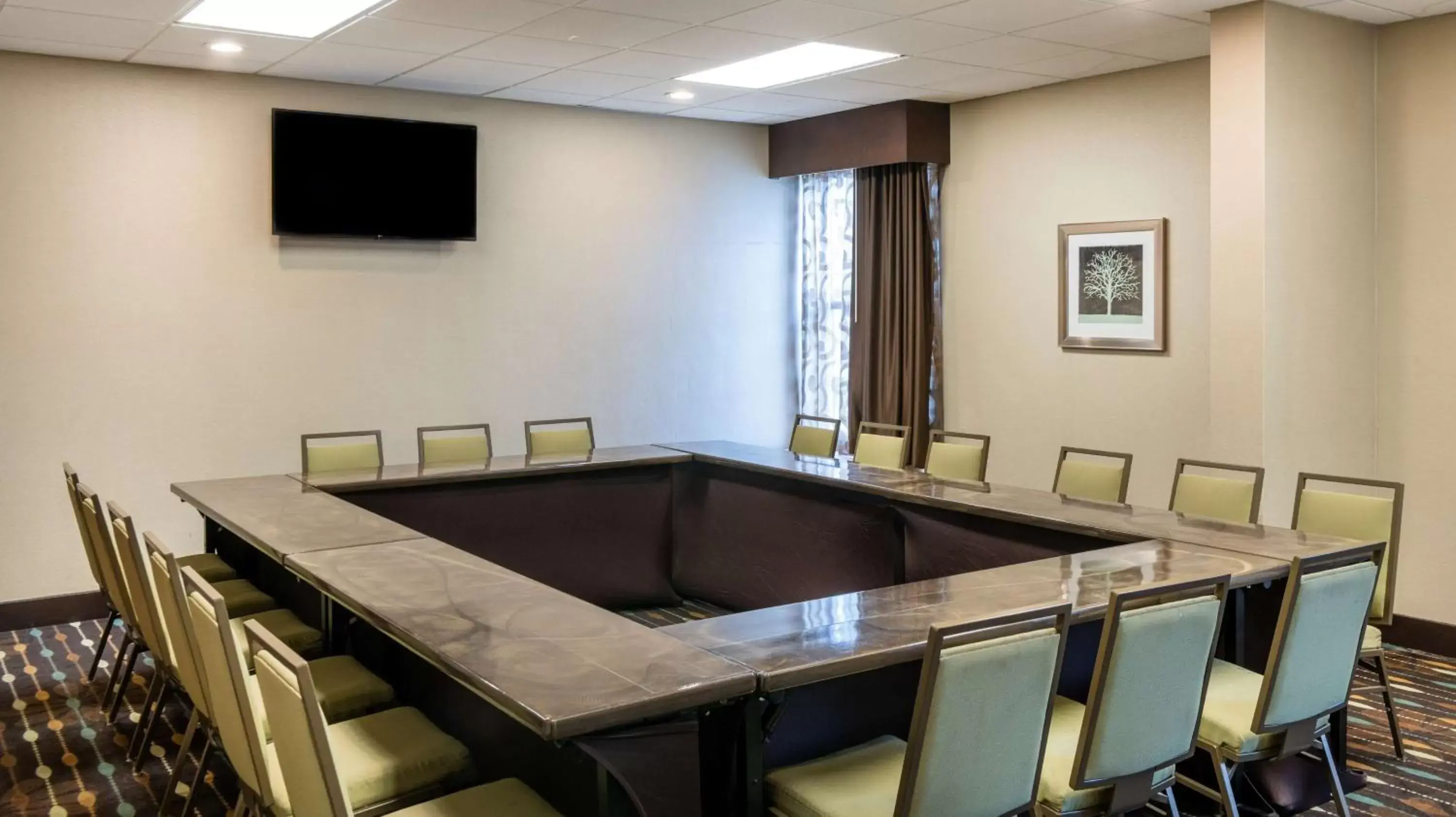 Meeting/conference room in Hampton Inn Evansville