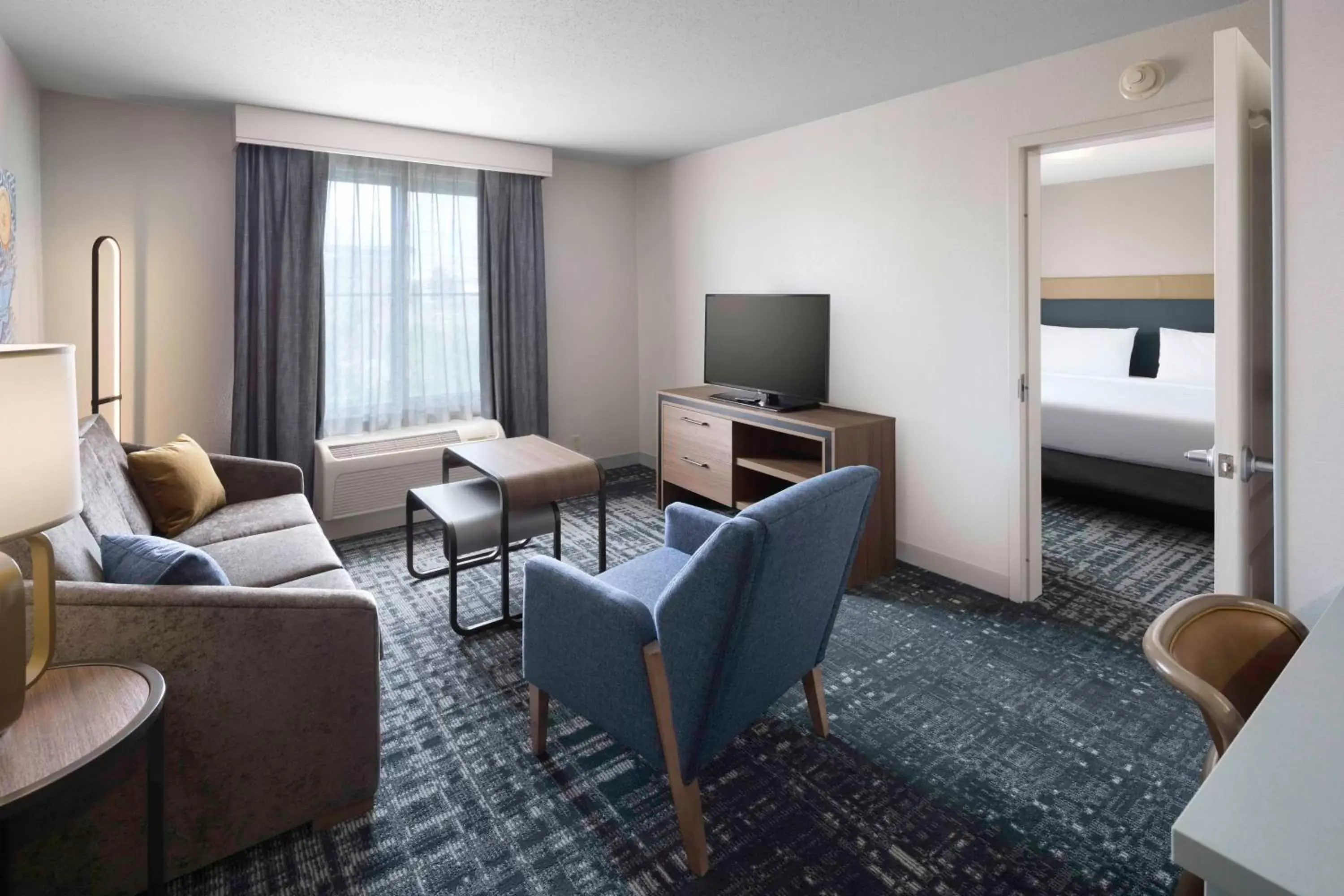 Bedroom, Seating Area in Homewood Suites by Hilton Newburgh-Stewart Airport