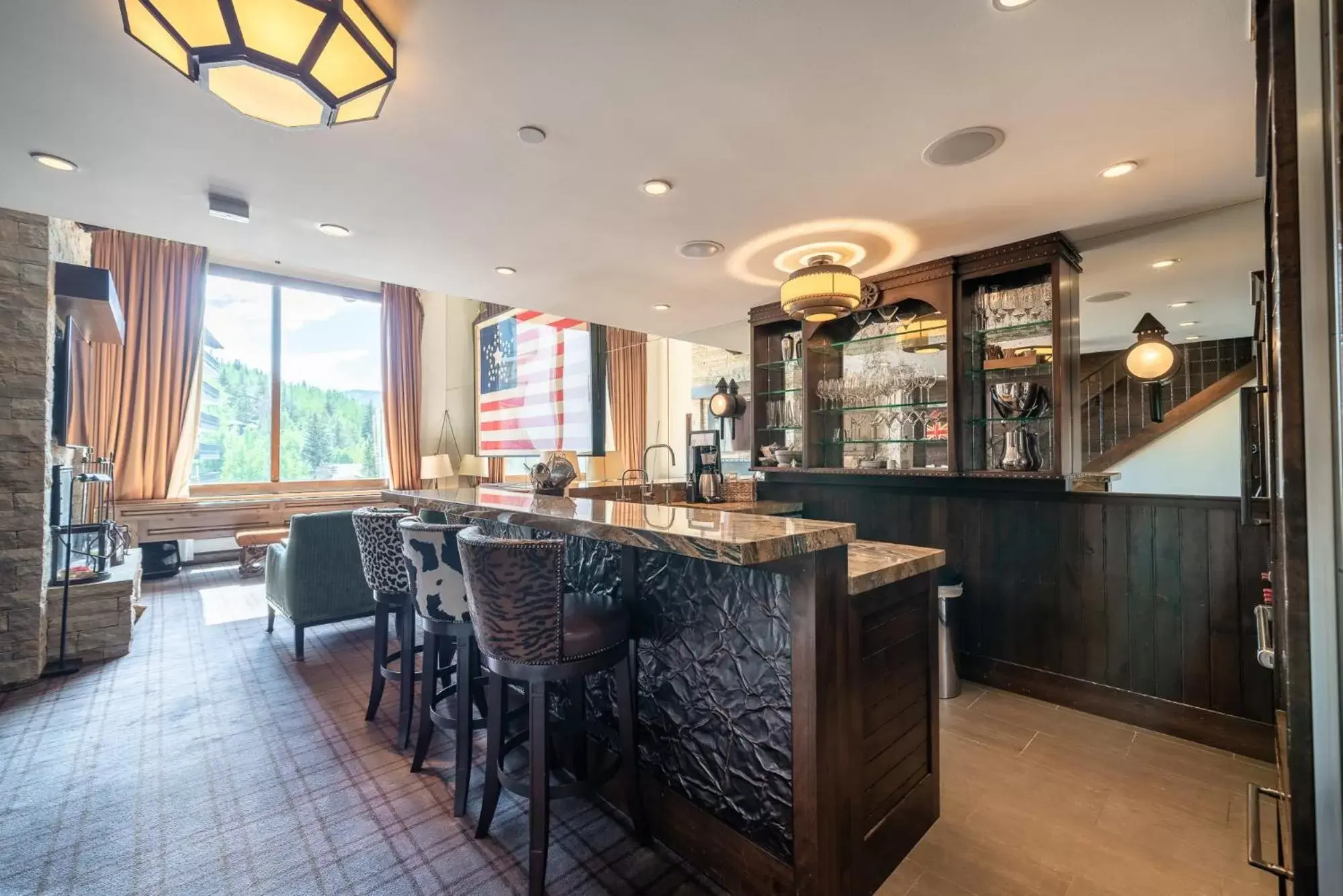 Decorative detail, Lounge/Bar in Lodge at Vail Condominiums