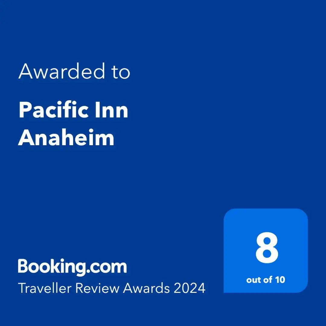 Logo/Certificate/Sign/Award in Pacific Inn Anaheim