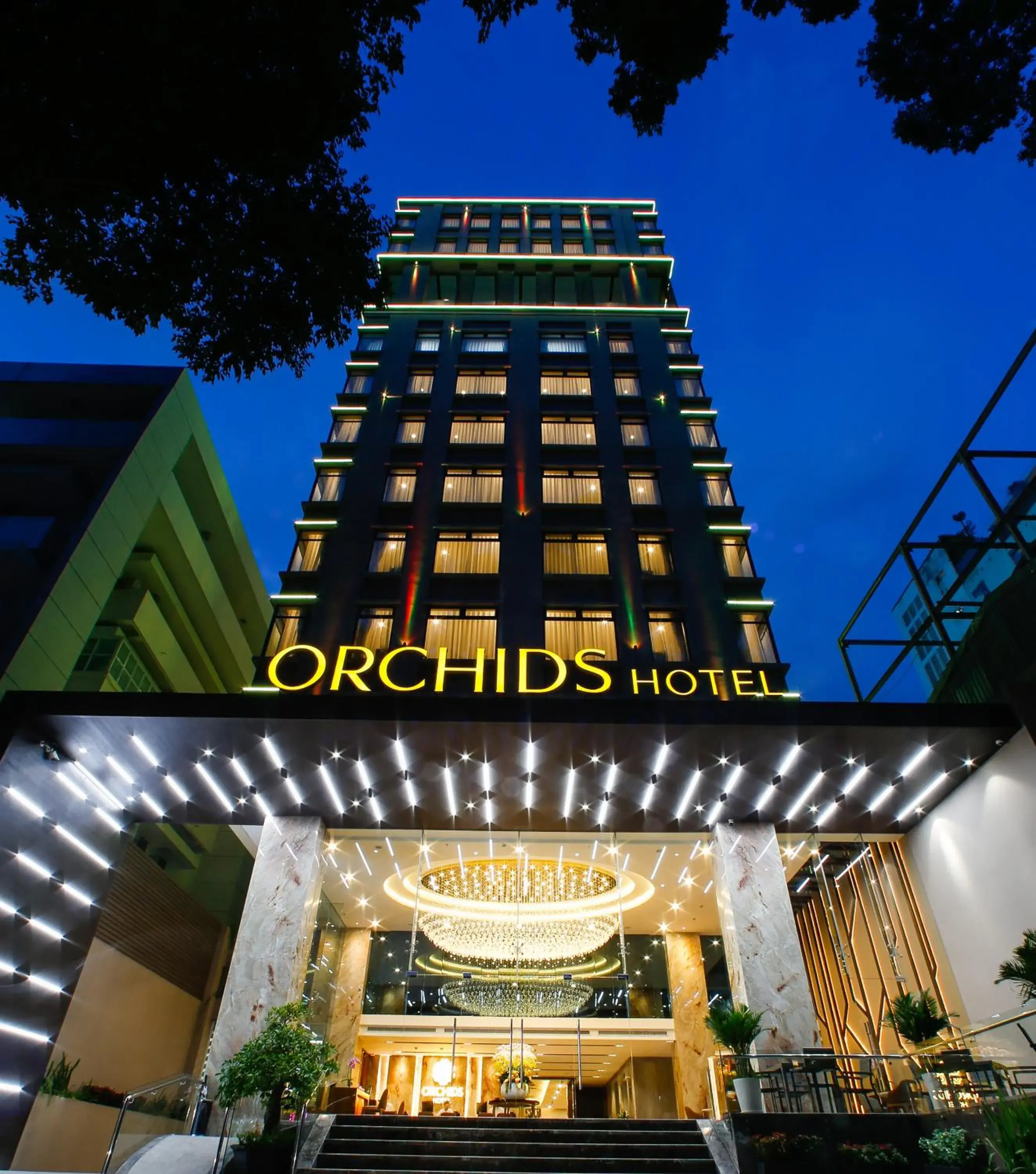 Facade/entrance, Property Building in Orchids Saigon Hotel