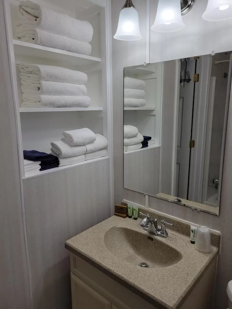 Bathroom in Husker Inn