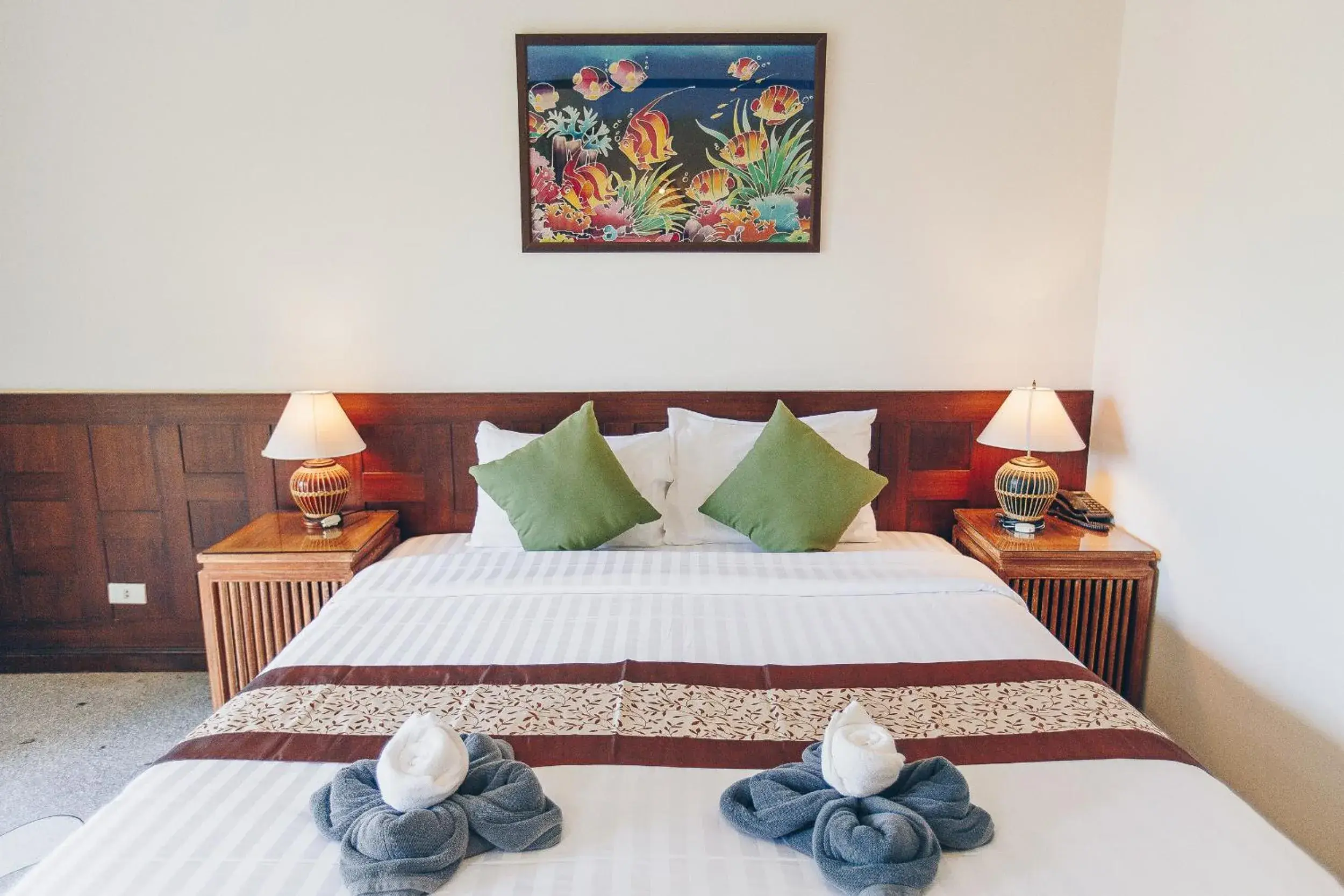 Bed in Krabi Sands Resort