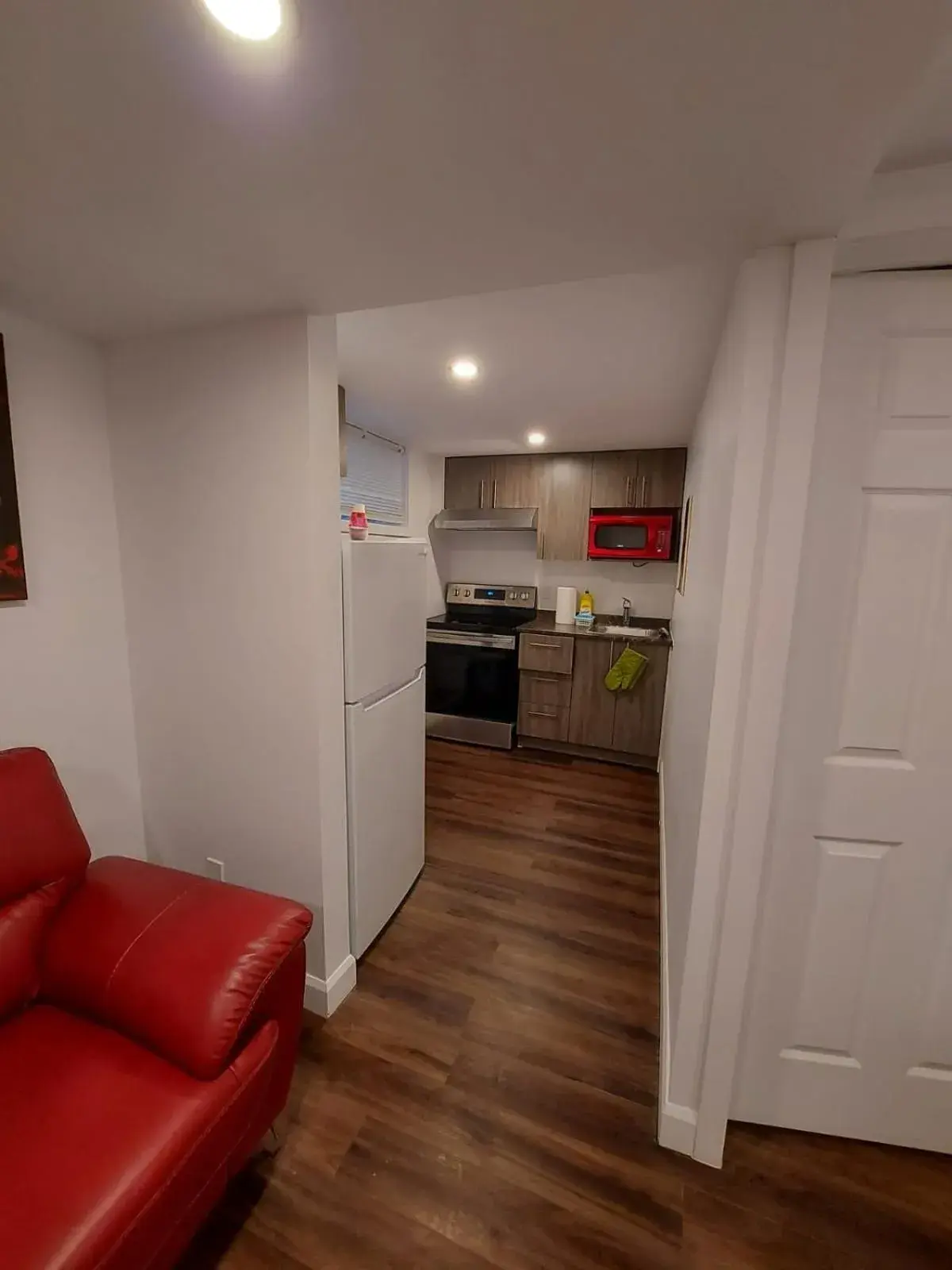 Kitchen/Kitchenette in Auberge Motel LA RÉFÉRENCE