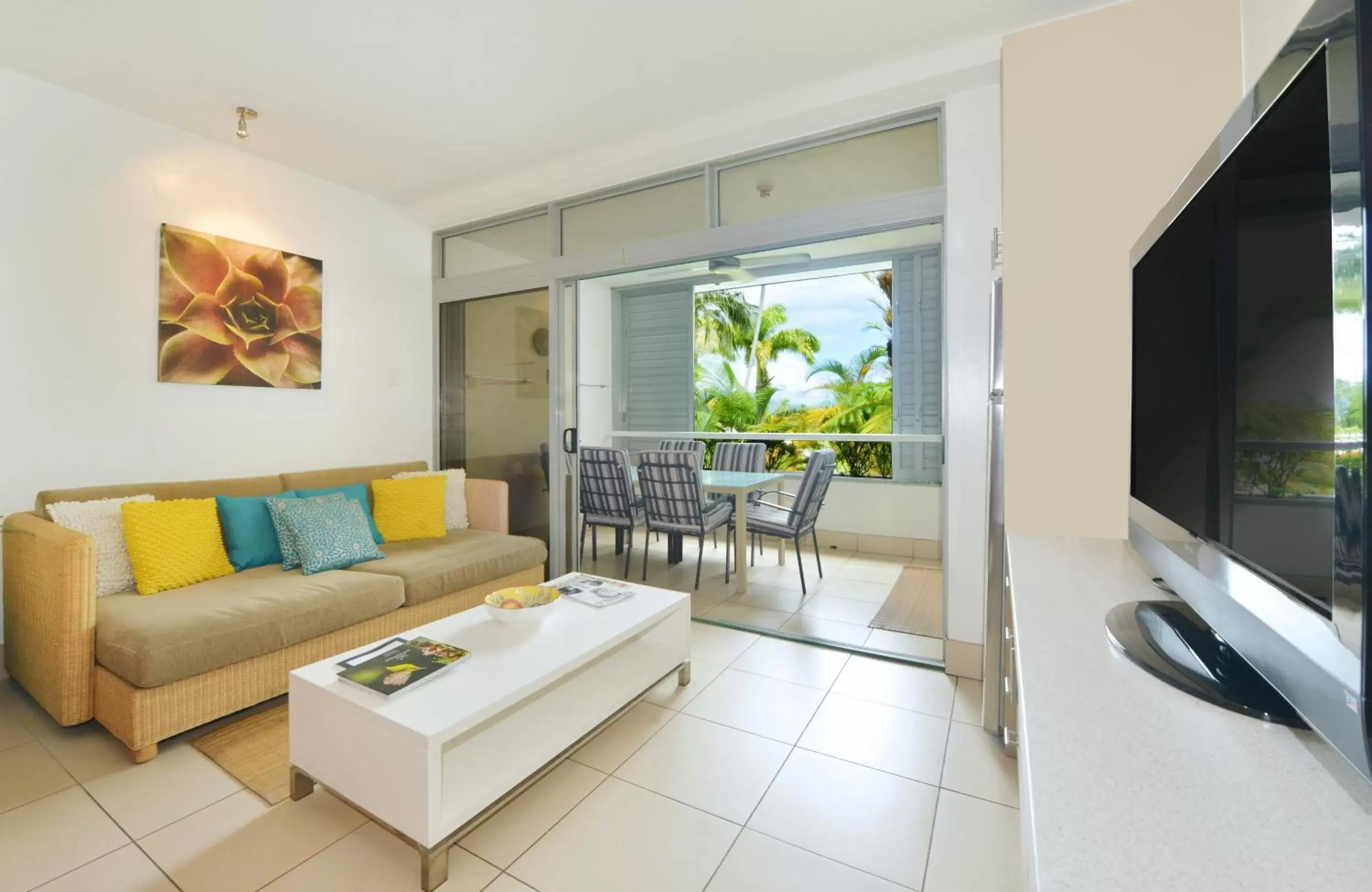 Seating Area in Club Tropical Resort with Onsite Reception & Check In