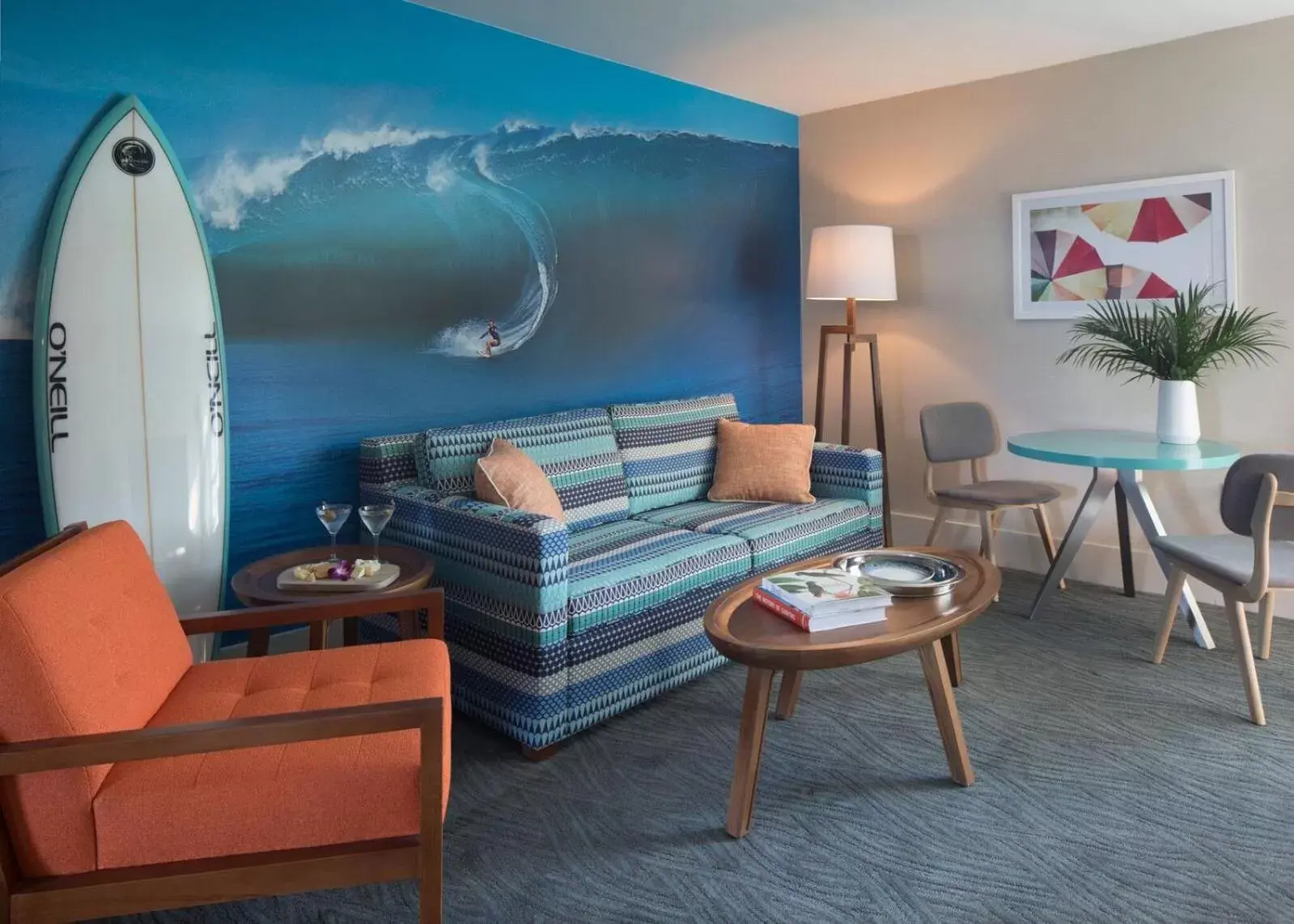 Living room in Dream Inn Santa Cruz Living room in Dream Inn Santa Cruz