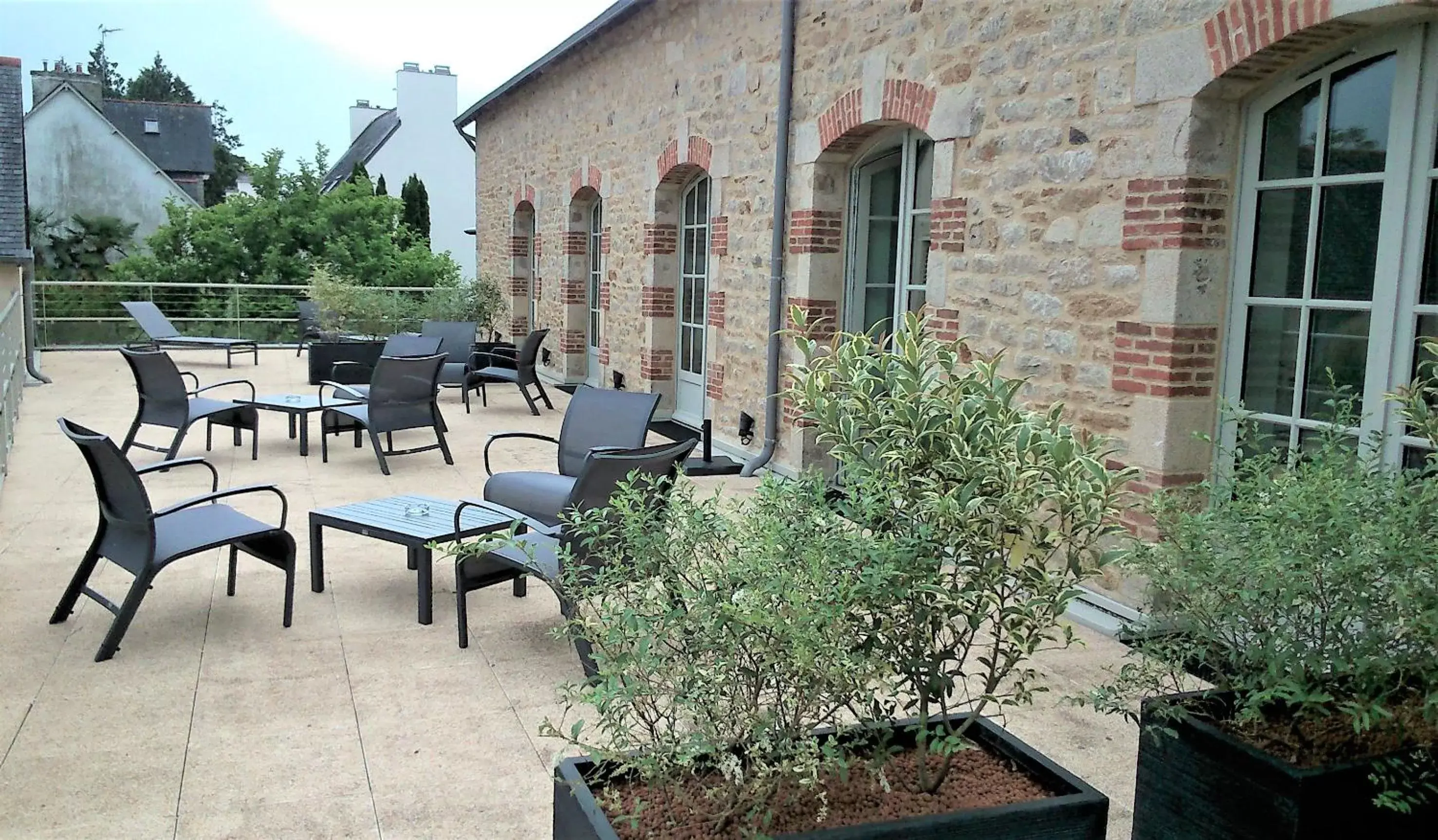 Balcony/Terrace in Hôtel Ginkgo - SPA Biloba