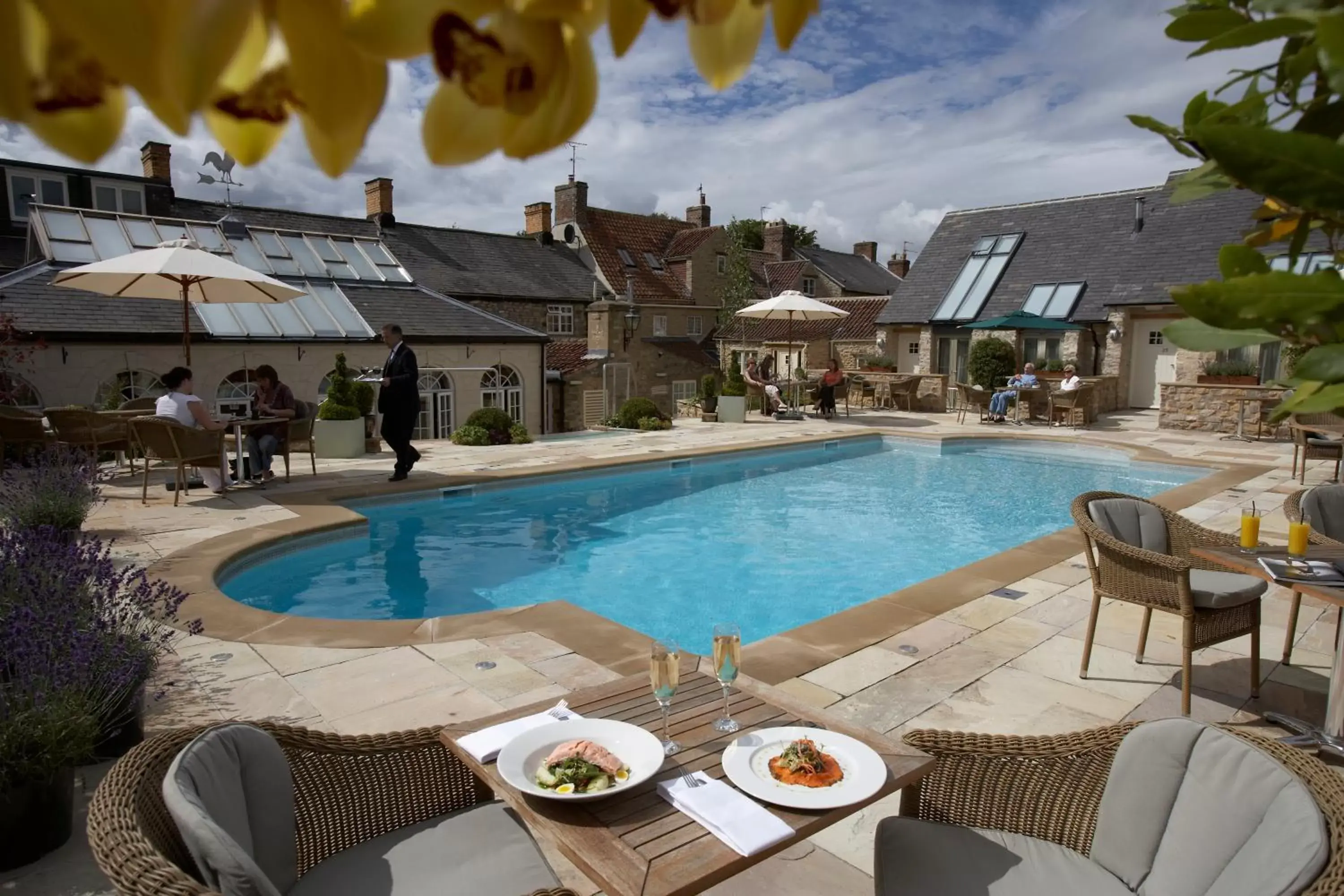 Spring, Swimming Pool in Feversham Arms Hotel & Verbena Spa