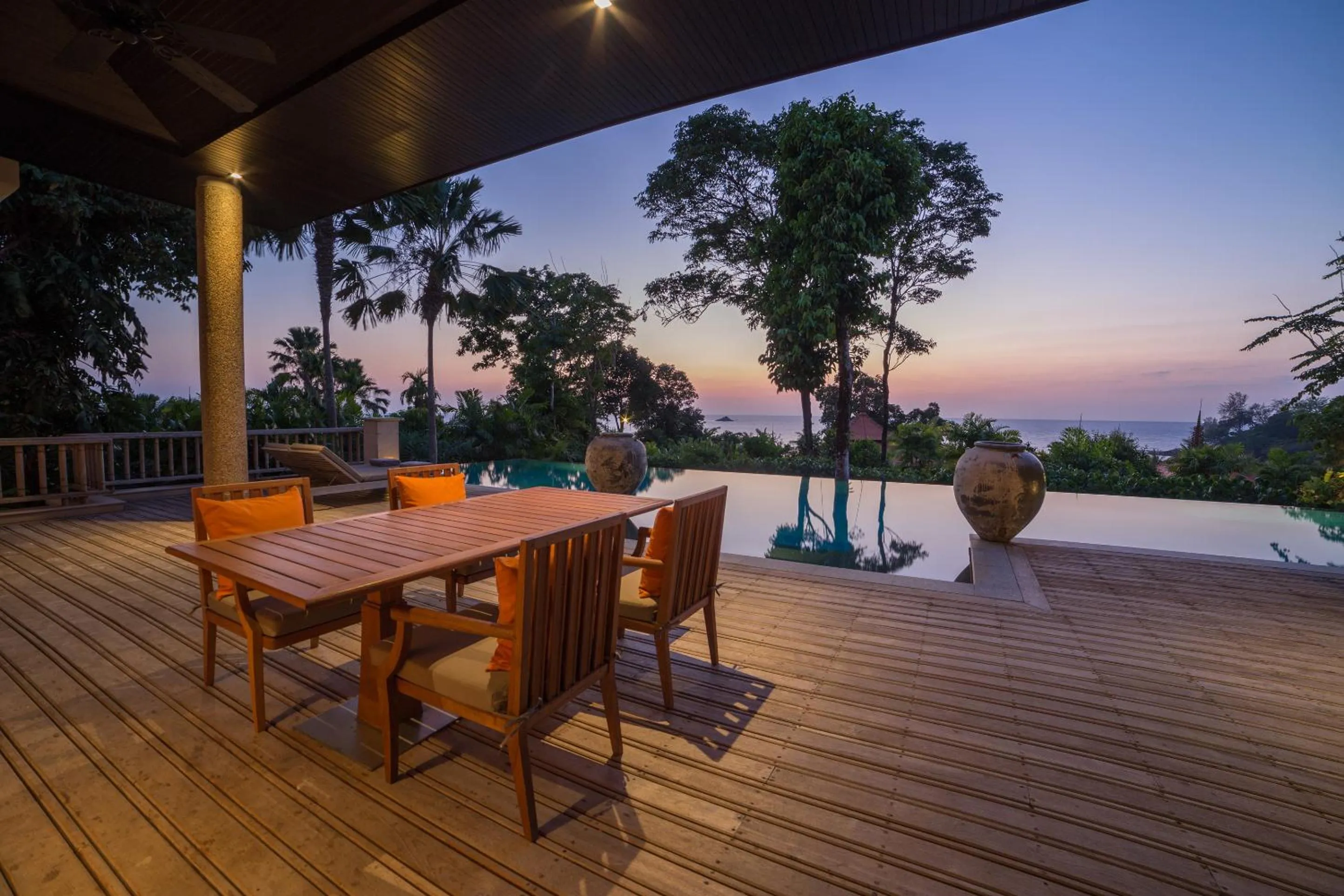 Balcony/Terrace in Trisara Villas & Residences Phuket