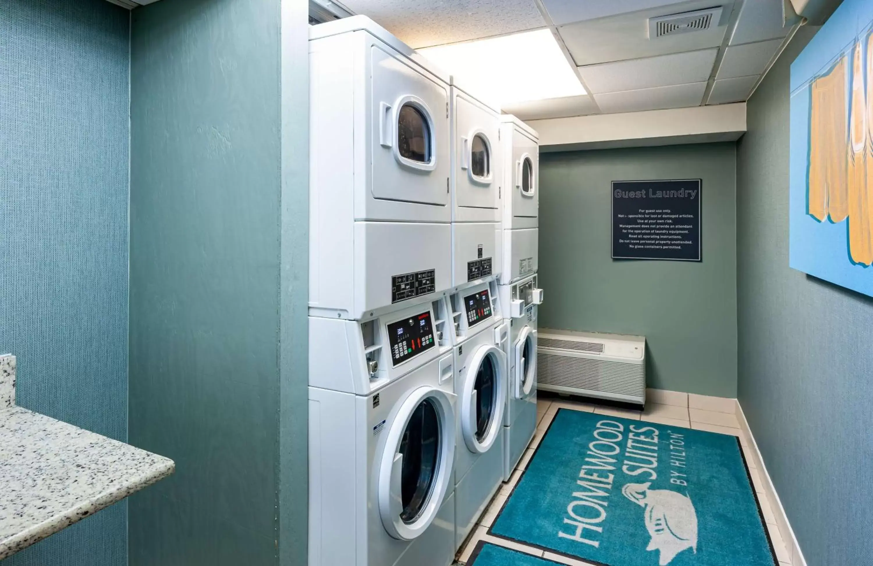 washing machine, Kitchen/Kitchenette in Homewood Suites by Hilton Jacksonville-South/St. Johns Ctr.