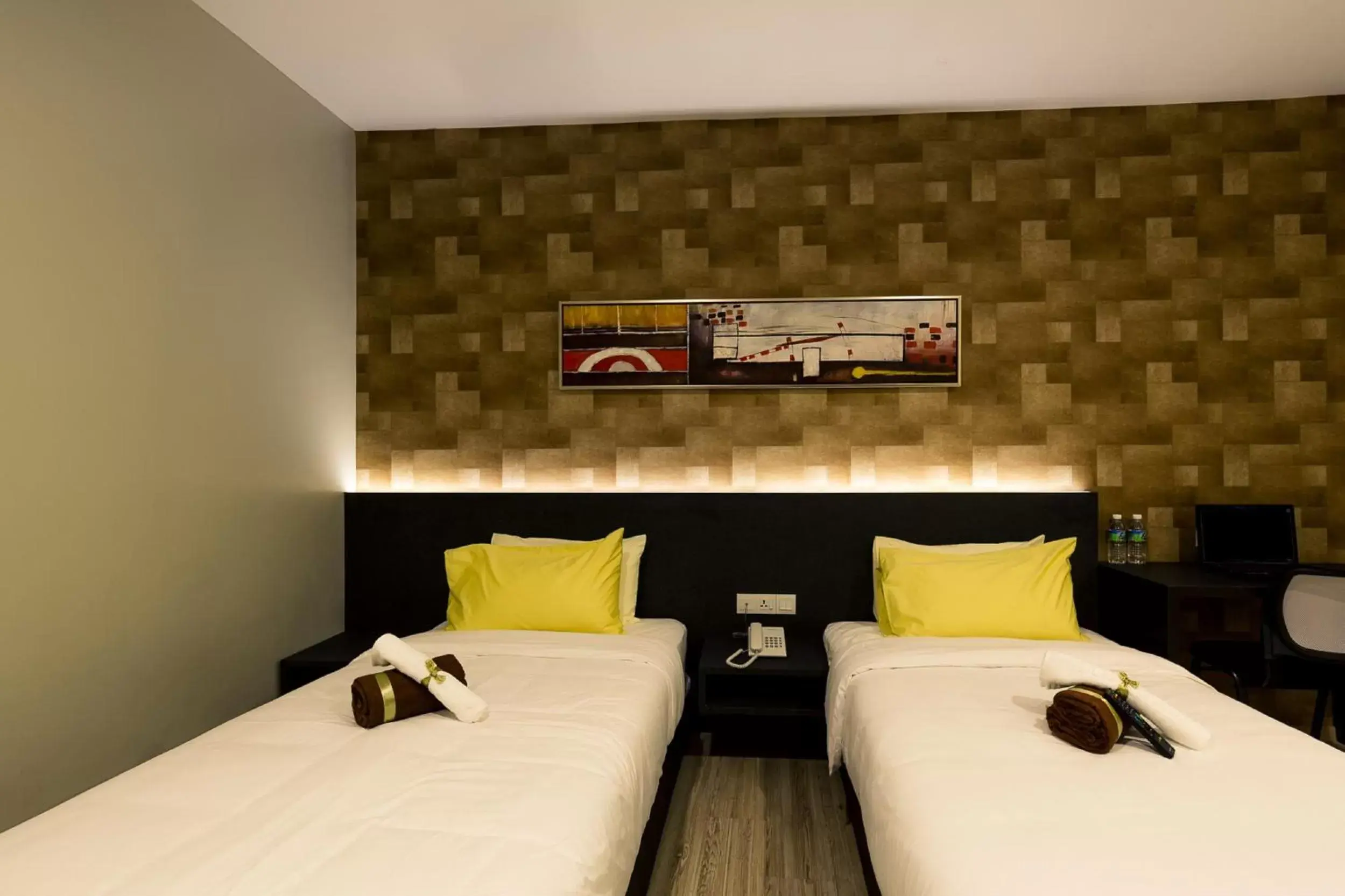 Bed, Room Photo in Golden Roof Hotel Sunway Ipoh