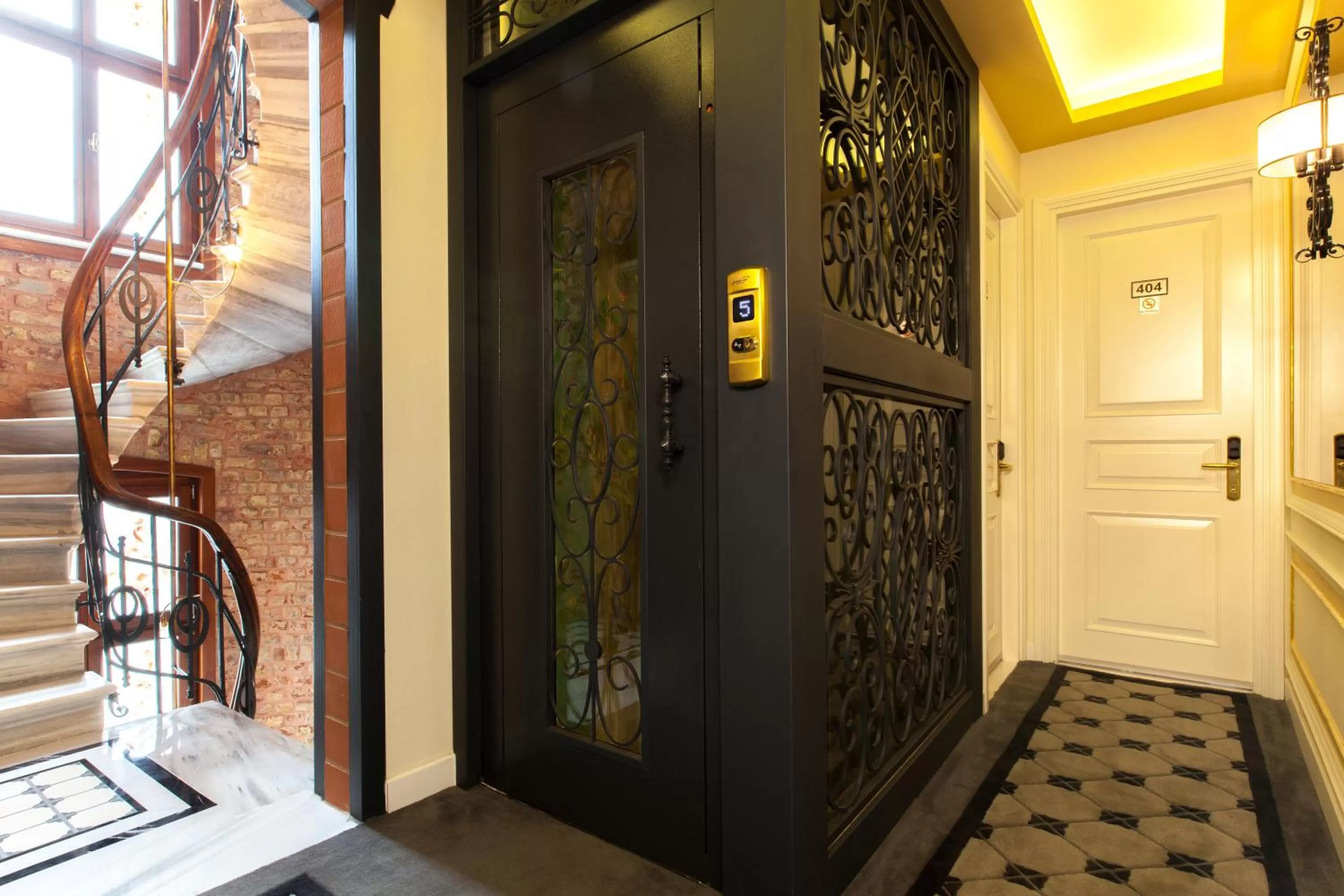 Decorative detail in Hotel Pera Parma