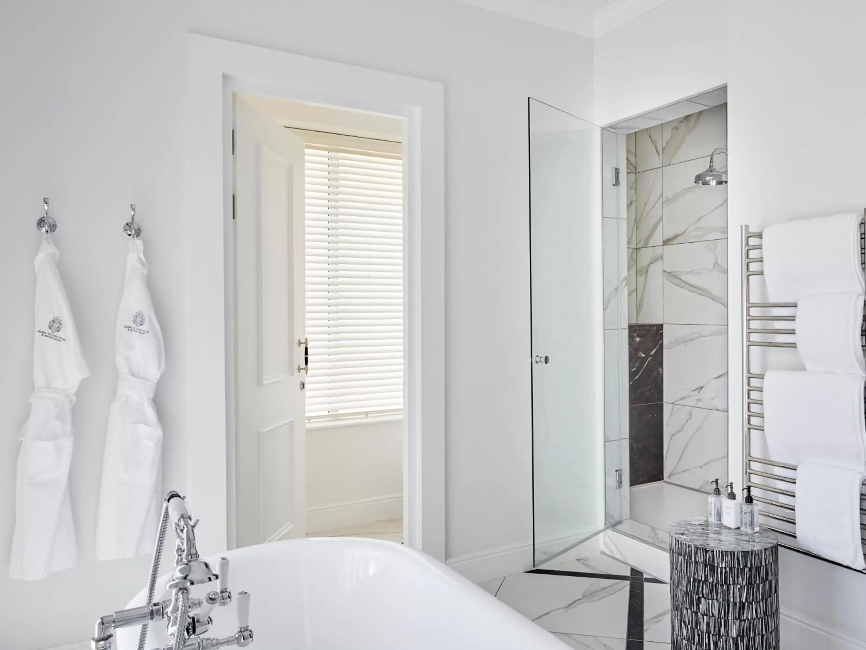 Shower, Bathroom in The Manor House at the Queen Victoria Hotel by NEWMARK