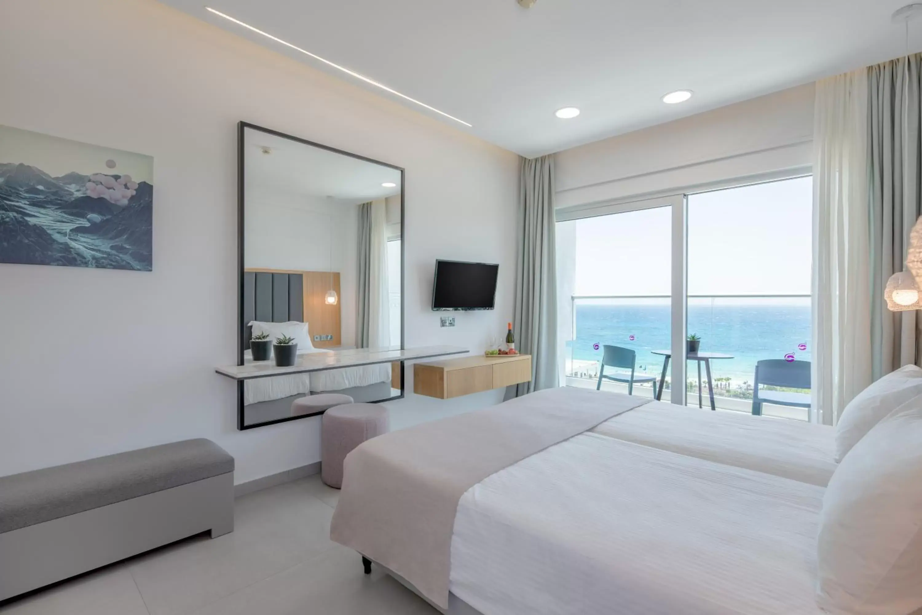 Balcony/Terrace, Sea View in Napa Mermaid Hotel & Suites