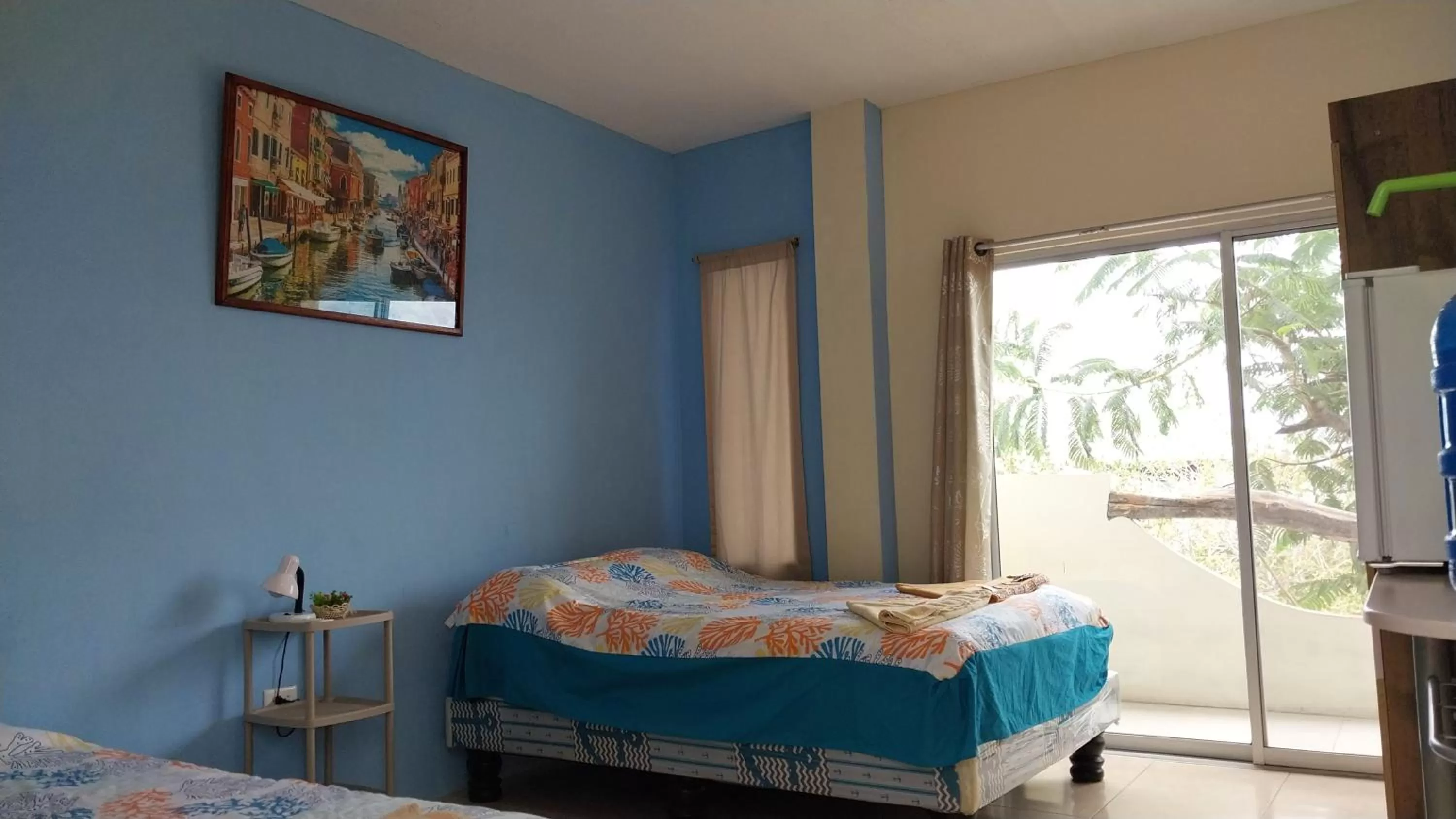 Bed in Hostal Cabañas Don Jorge