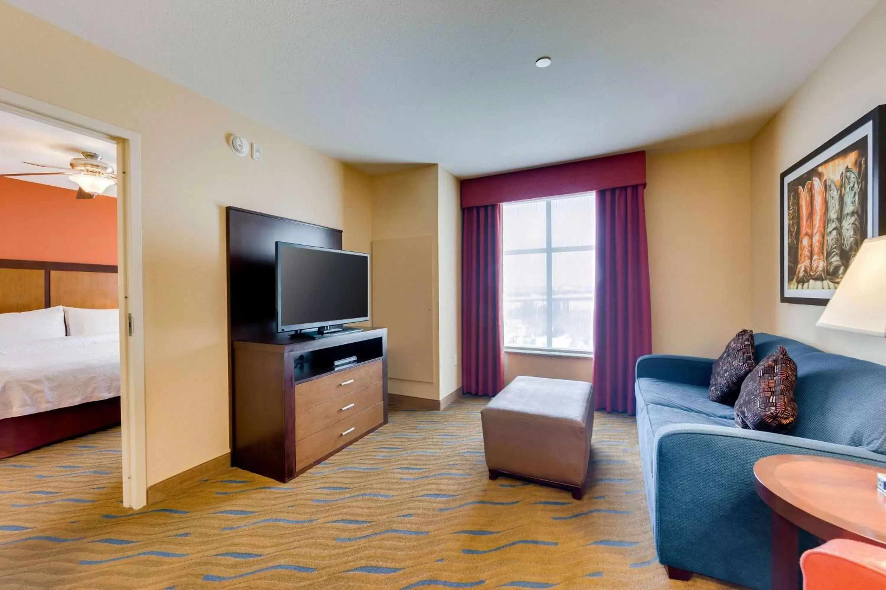 Living room, Seating Area in Homewood Suites by Hilton Fort Worth Medical Center