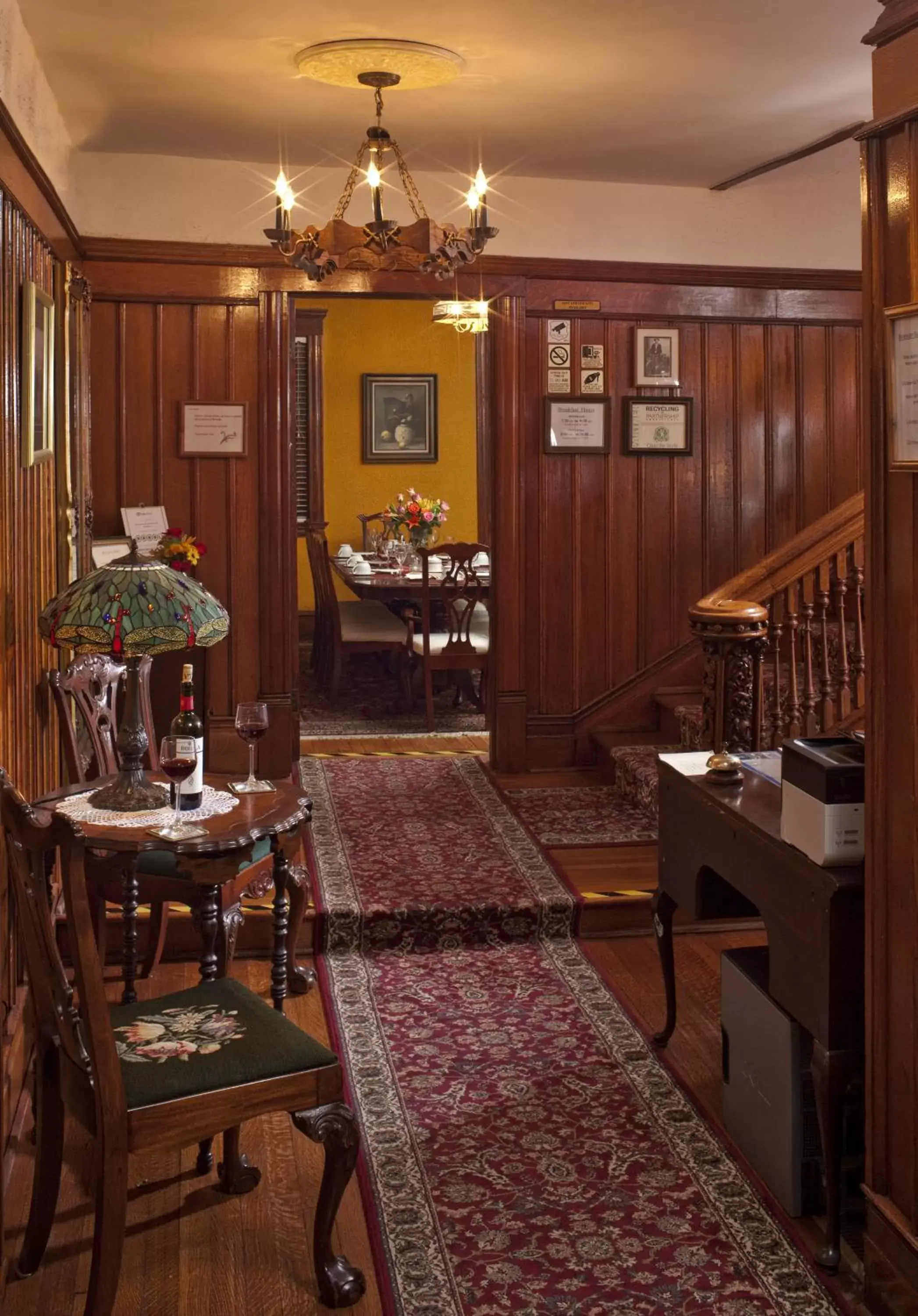 Lobby or reception in American Guest House, a Washington DC Bed and Breakfast Lobby or reception in American Guest House, a Washington DC Bed and Breakfast