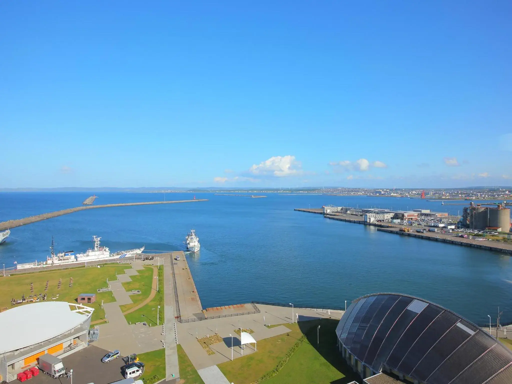 Sea view in Surfeel Hotel Wakkanai