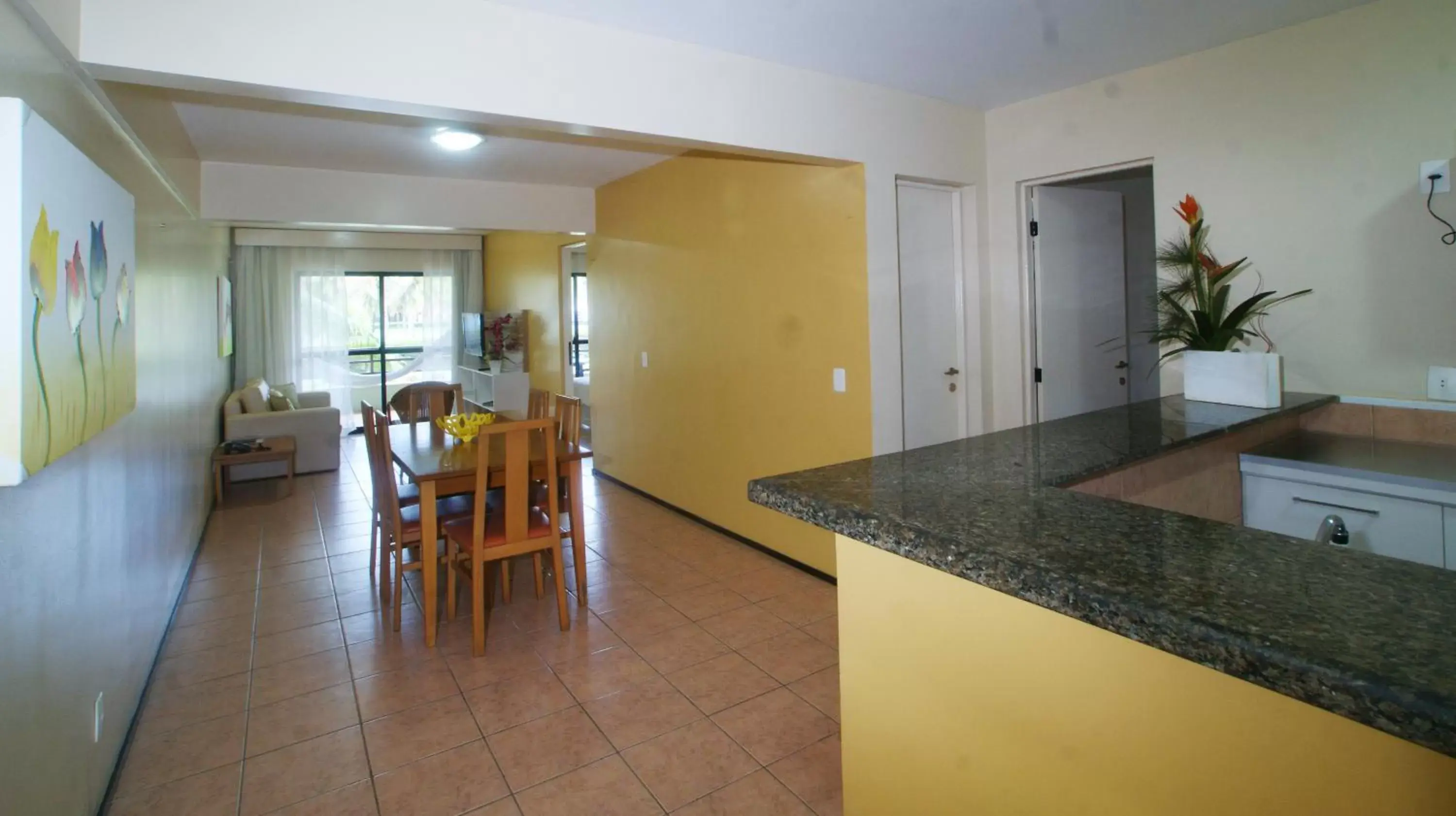 Kitchen or kitchenette, Dining Area in Aquaville Resort