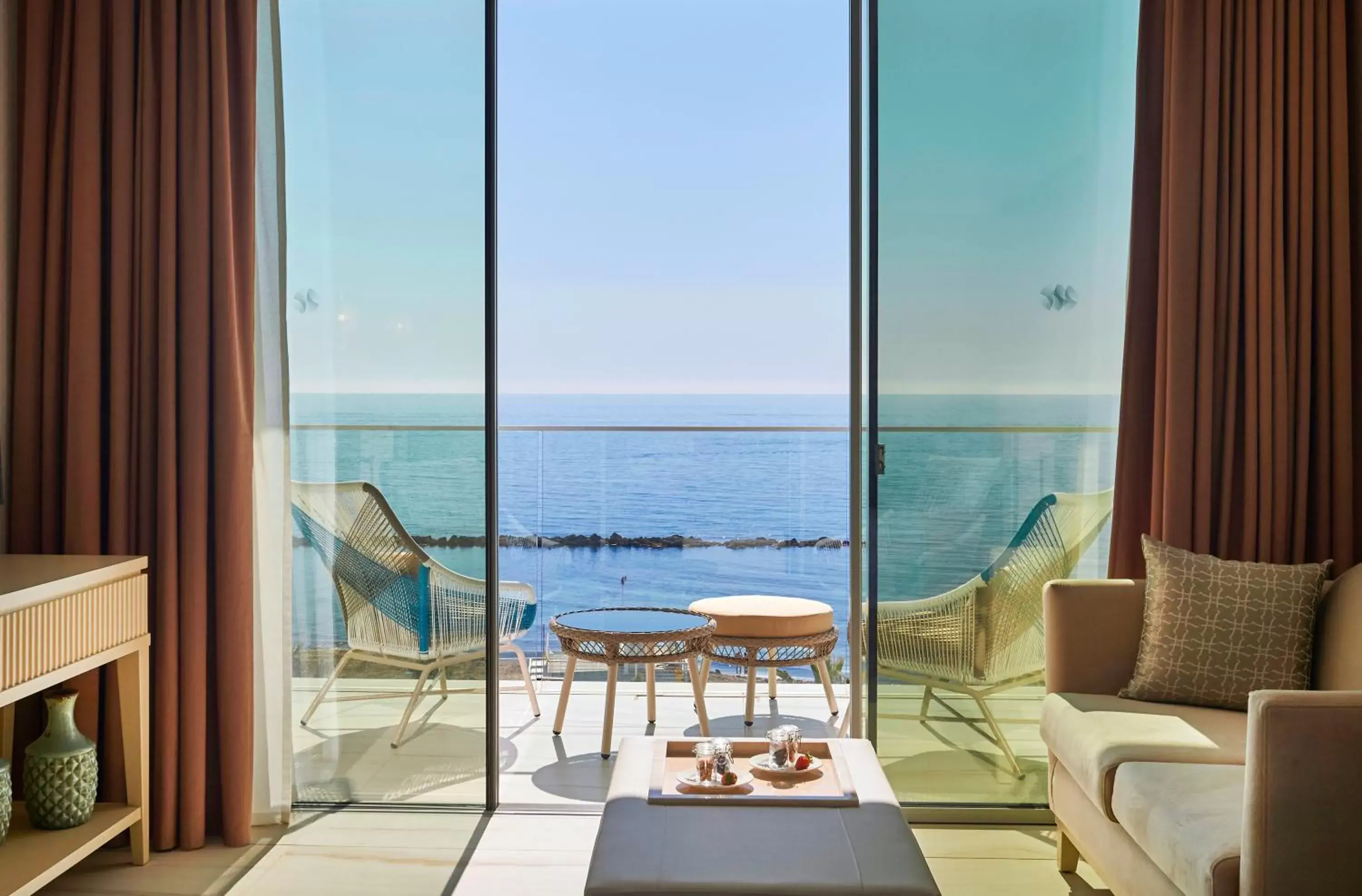 Balcony/Terrace, Sea View in Amavi, MadeForTwo Hotels - Paphos
