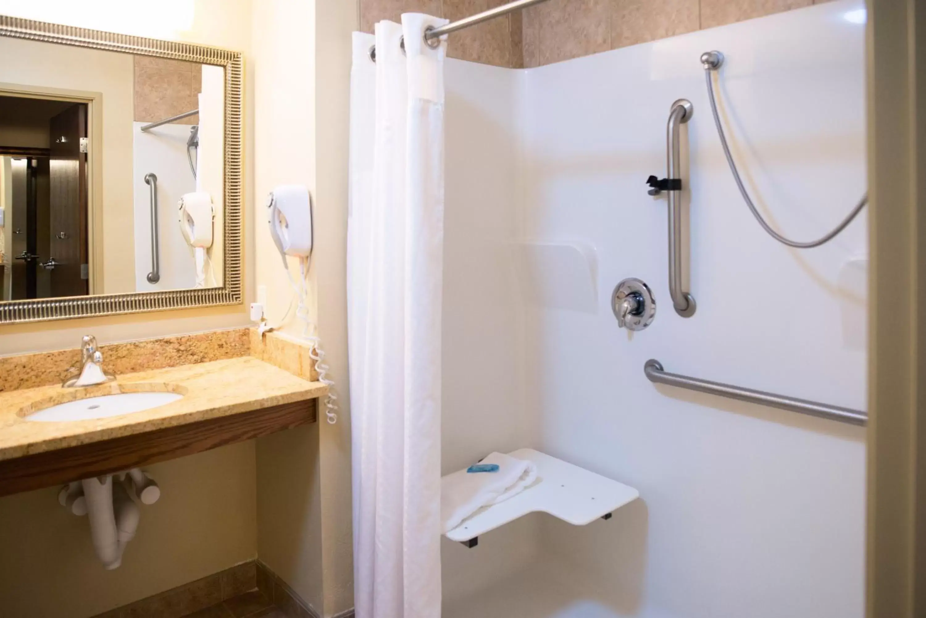 Bathroom in Holiday Inn Express Devils Lake, an IHG Hotel