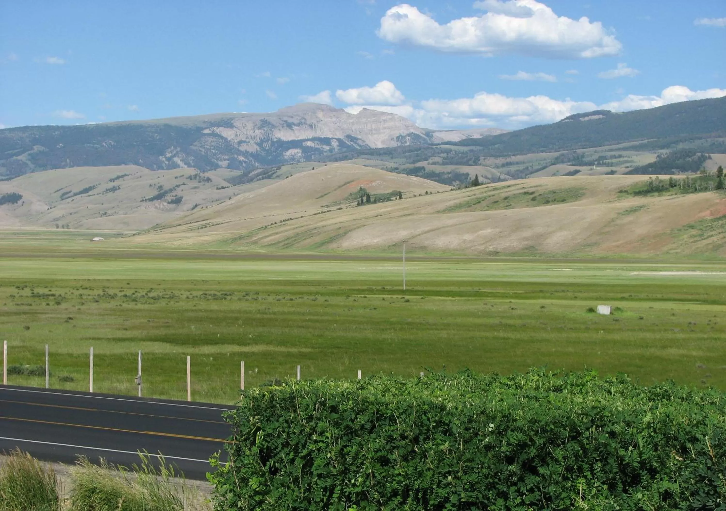 Mountain view in Elk Refuge Inn