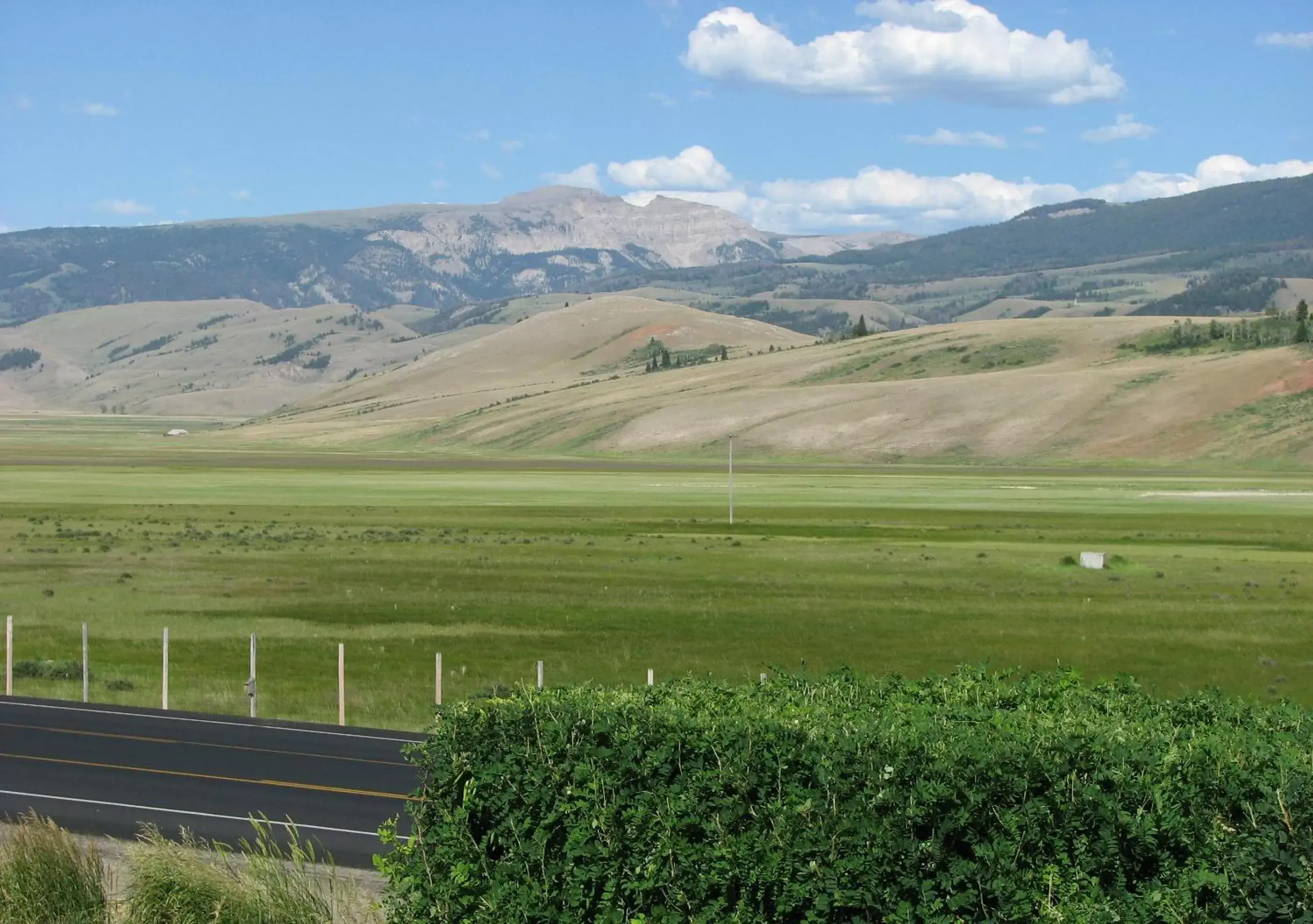 Mountain view in Elk Refuge Inn