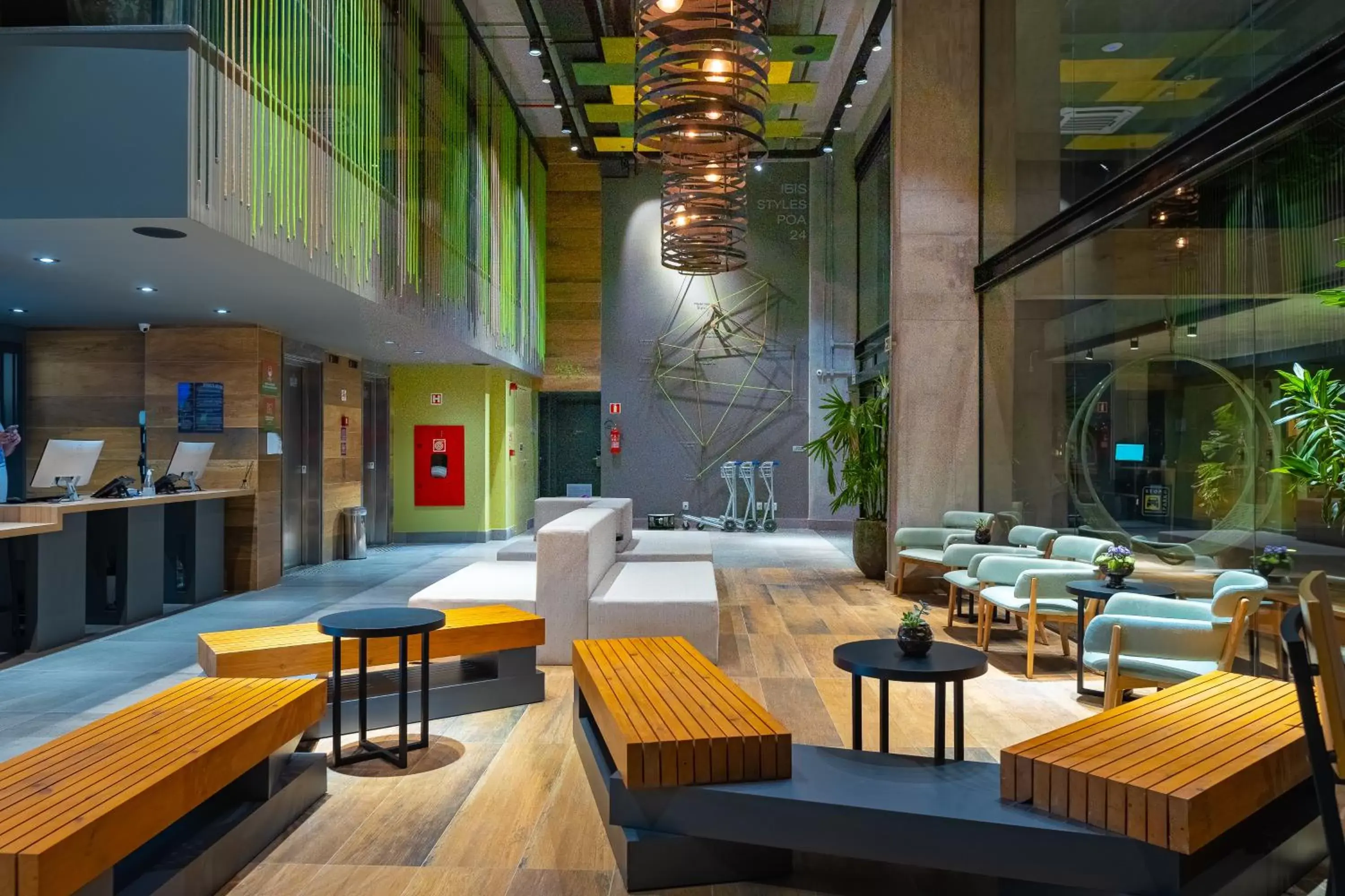 Lobby or reception, Lounge/Bar in ibis Styles Porto Alegre Moinhos de Vento