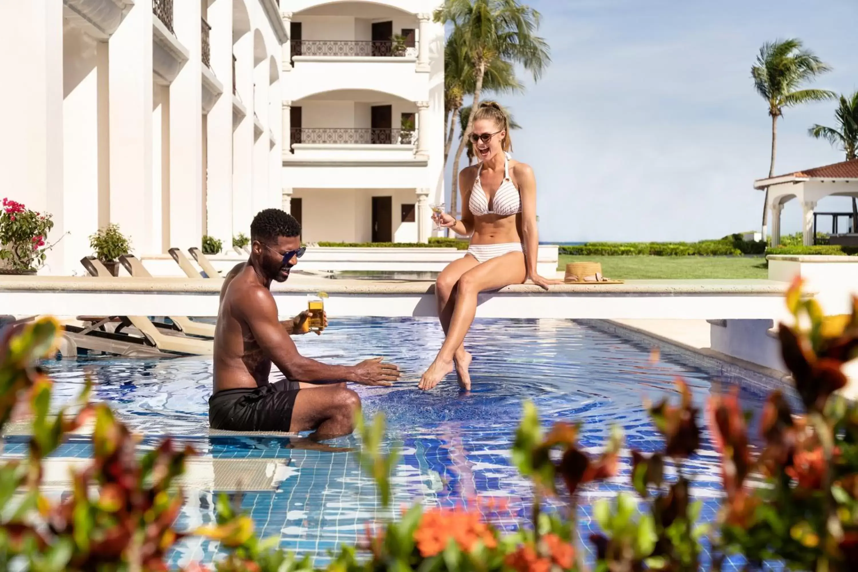 Swimming Pool in Hilton Playa del Carmen, an All-Inclusive Adult Only Resort