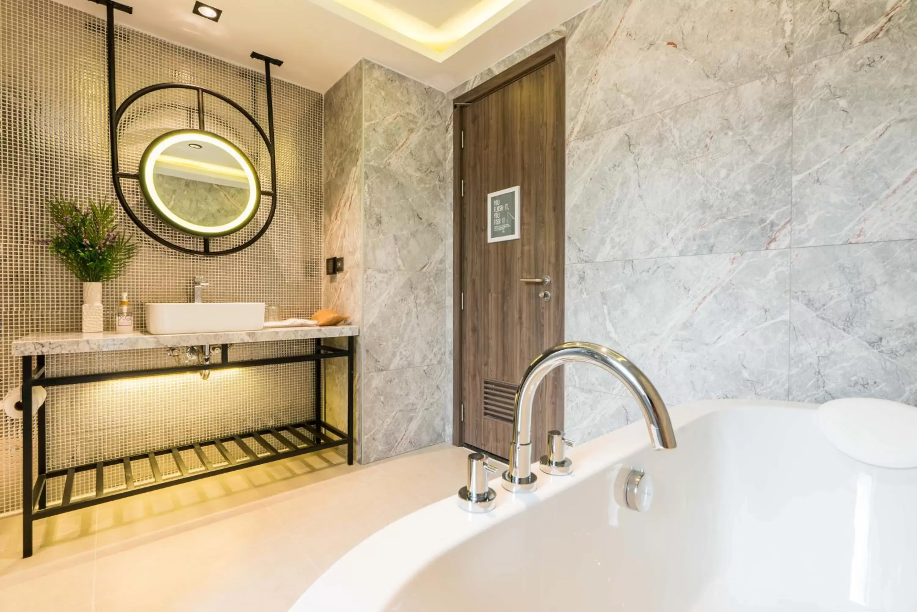 Bathroom in XQ Pattaya Hotel Bathroom in XQ Pattaya Hotel