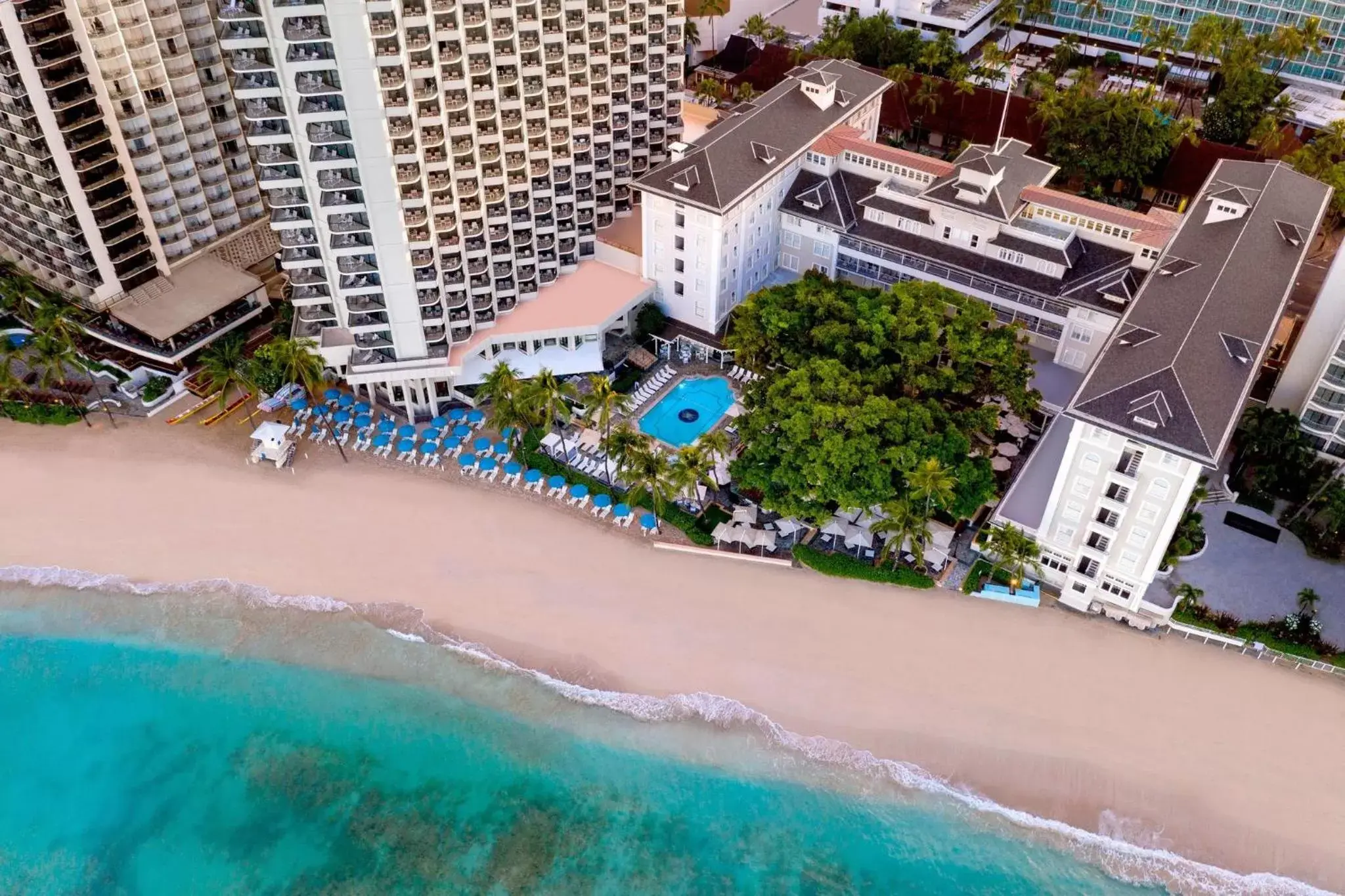 Property building, Bird's-eye View in Moana Surfrider, A Westin Resort & Spa, Waikiki Beach