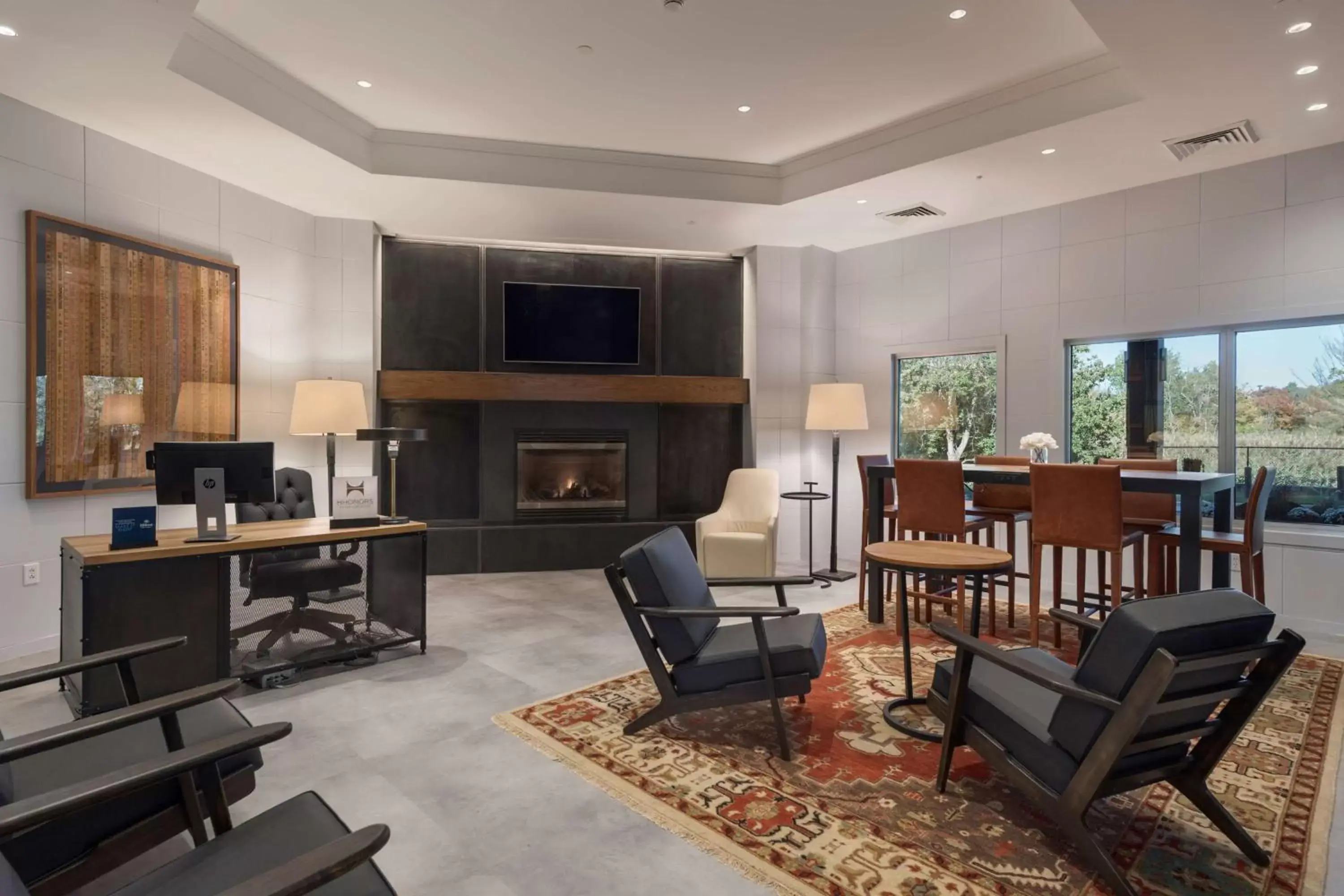 Lobby or reception, Seating Area in Hilton Boston-Woburn