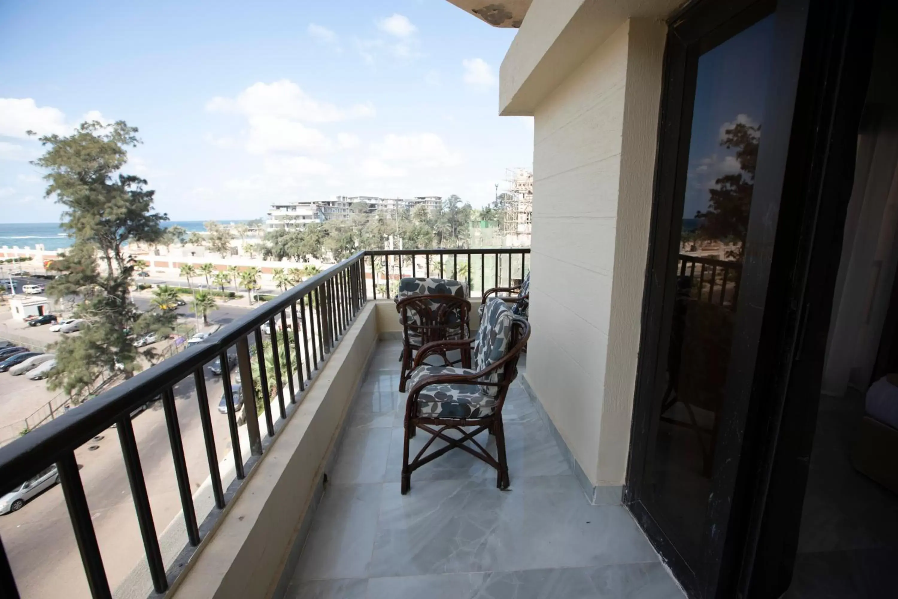 View (from property/room), Balcony/Terrace in AIFU Hotel El Montazah Alexandria